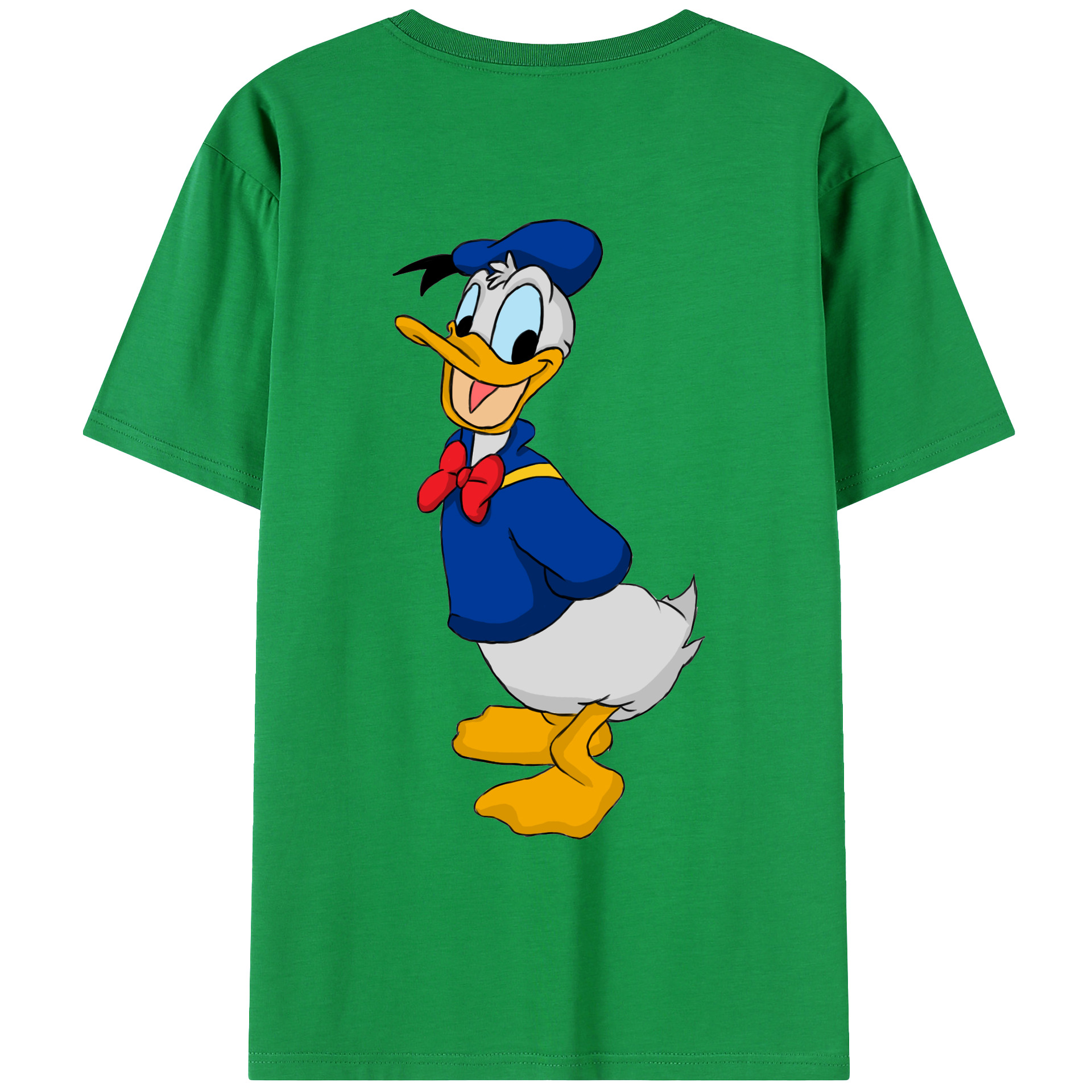 （画像用） ミッキーマウス Mickey Mouse レディース半袖Tシャツ(バックプリント)