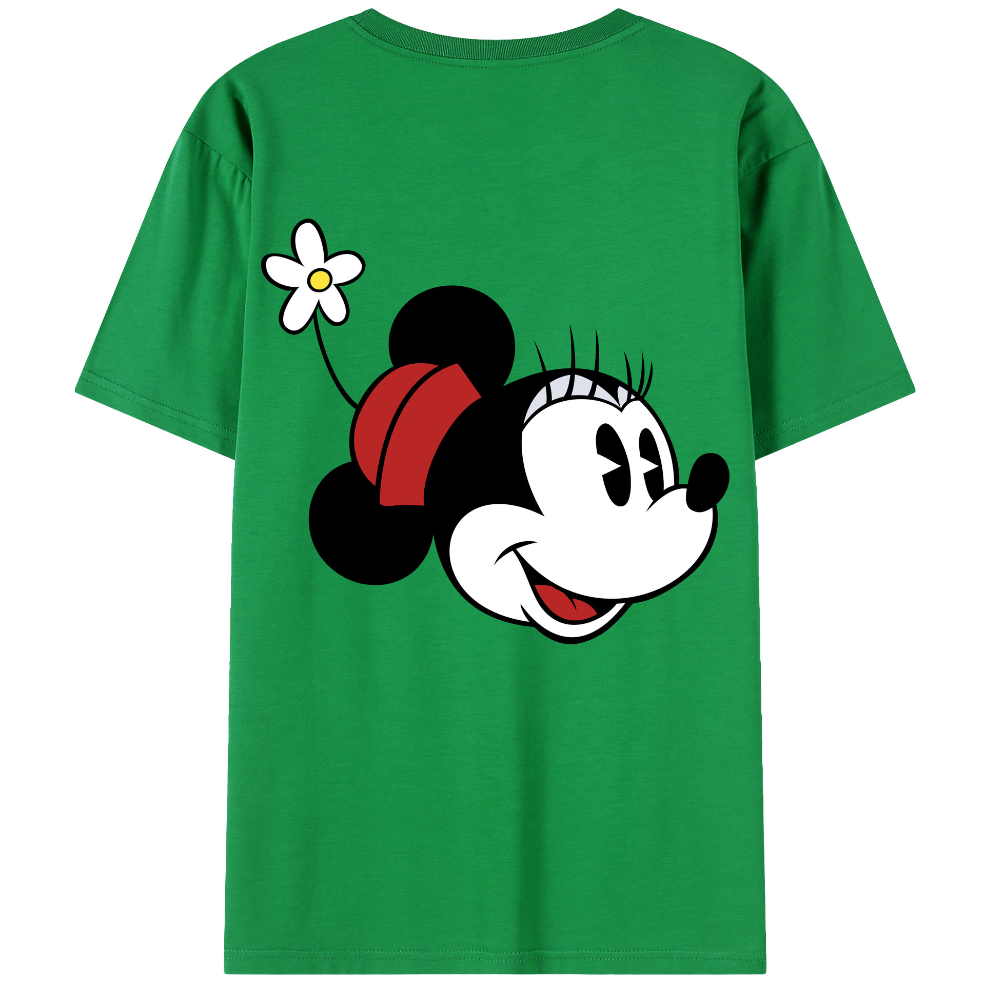 （画像用） ミッキーマウス Mickey Mouse レディース半袖Tシャツ(バックプリント)