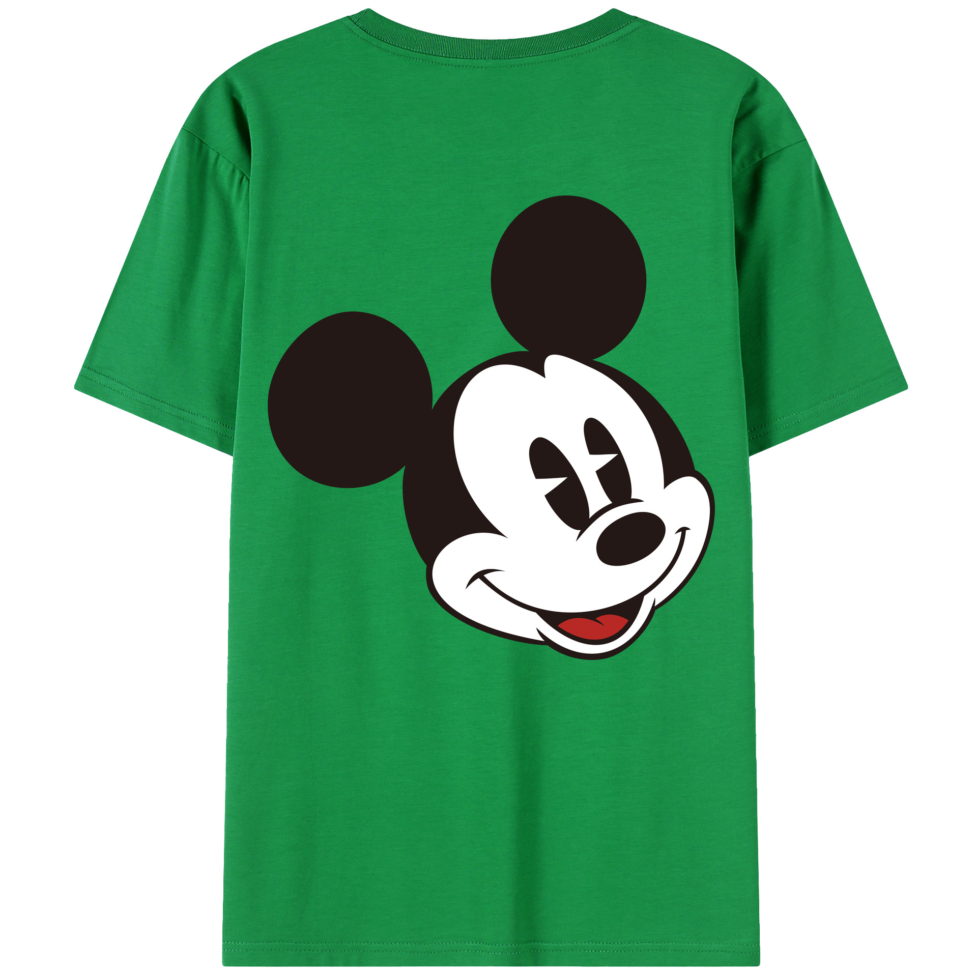 （画像用） ミッキーマウス Mickey Mouse レディース半袖Tシャツ(バックプリント)