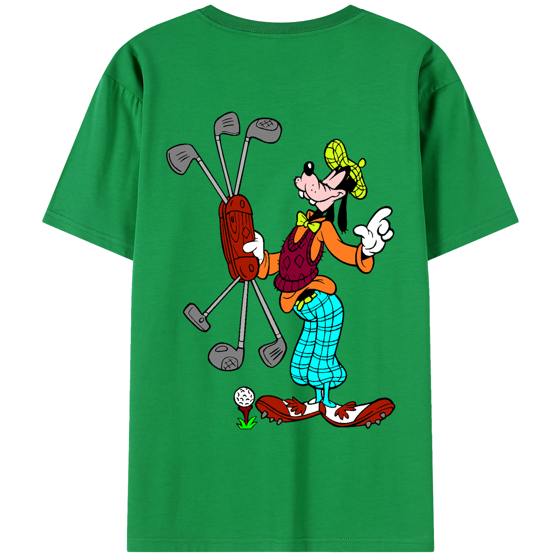 （画像用） ミッキーマウス Mickey Mouse レディース半袖Tシャツ(バックプリント)