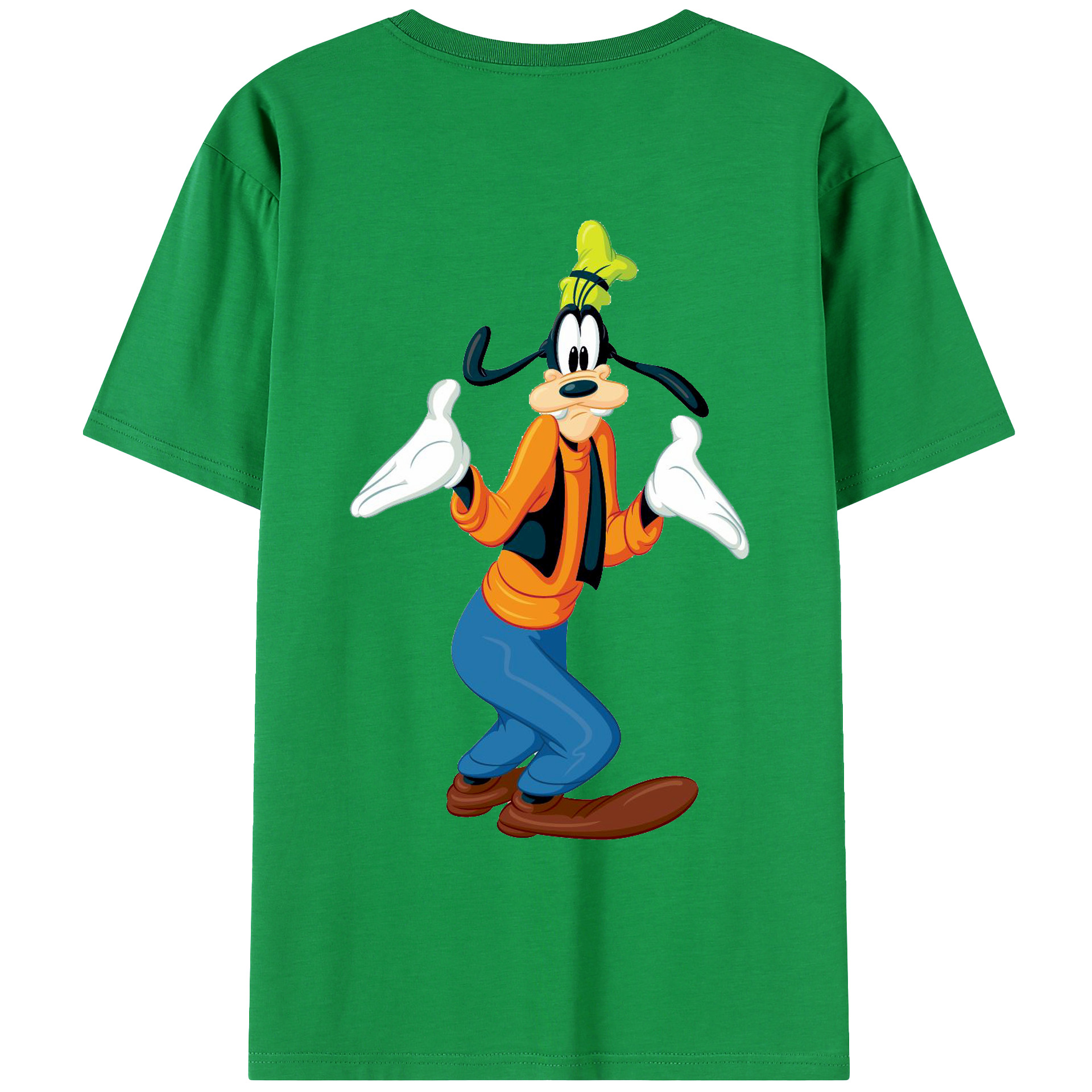 （画像用） ミッキーマウス Mickey Mouse レディース半袖Tシャツ(バックプリント)