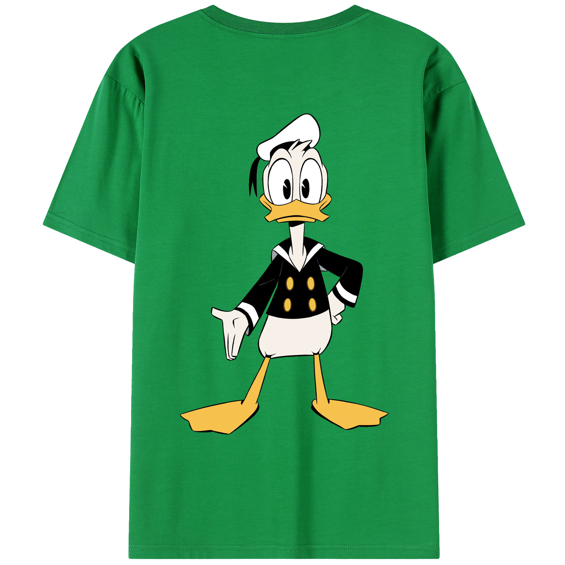 （画像用） ミッキーマウス Mickey Mouse レディース半袖Tシャツ(バックプリント)