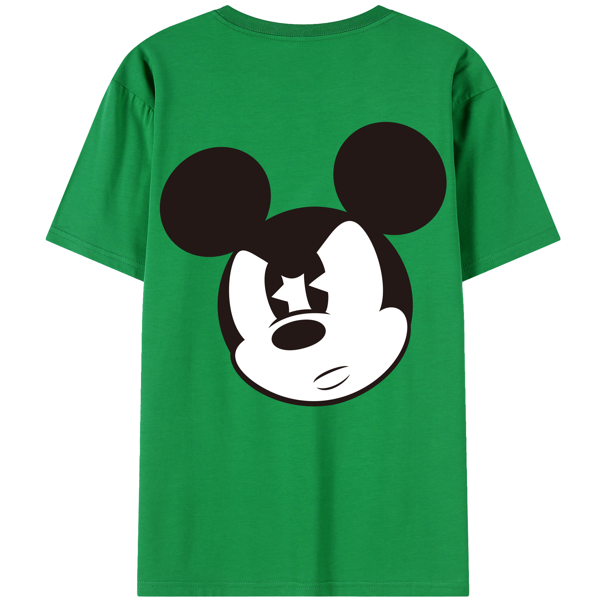 （画像用） ミッキーマウス Mickey Mouse レディース半袖Tシャツ(バックプリント)