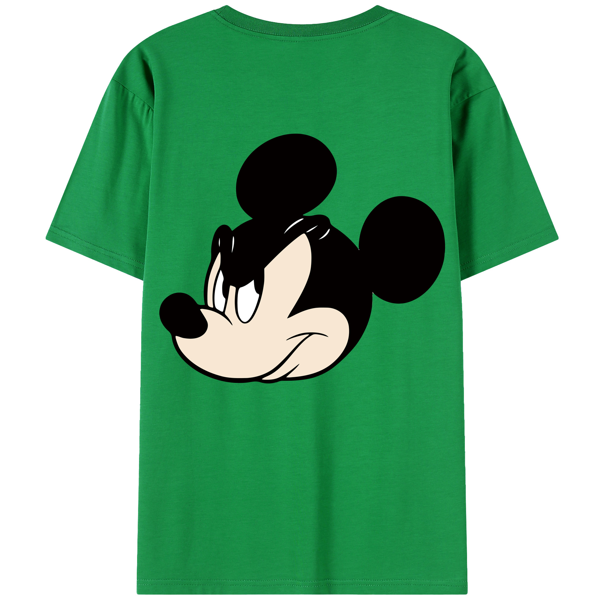 （画像用） ミッキーマウス Mickey Mouse レディース半袖Tシャツ(バックプリント)