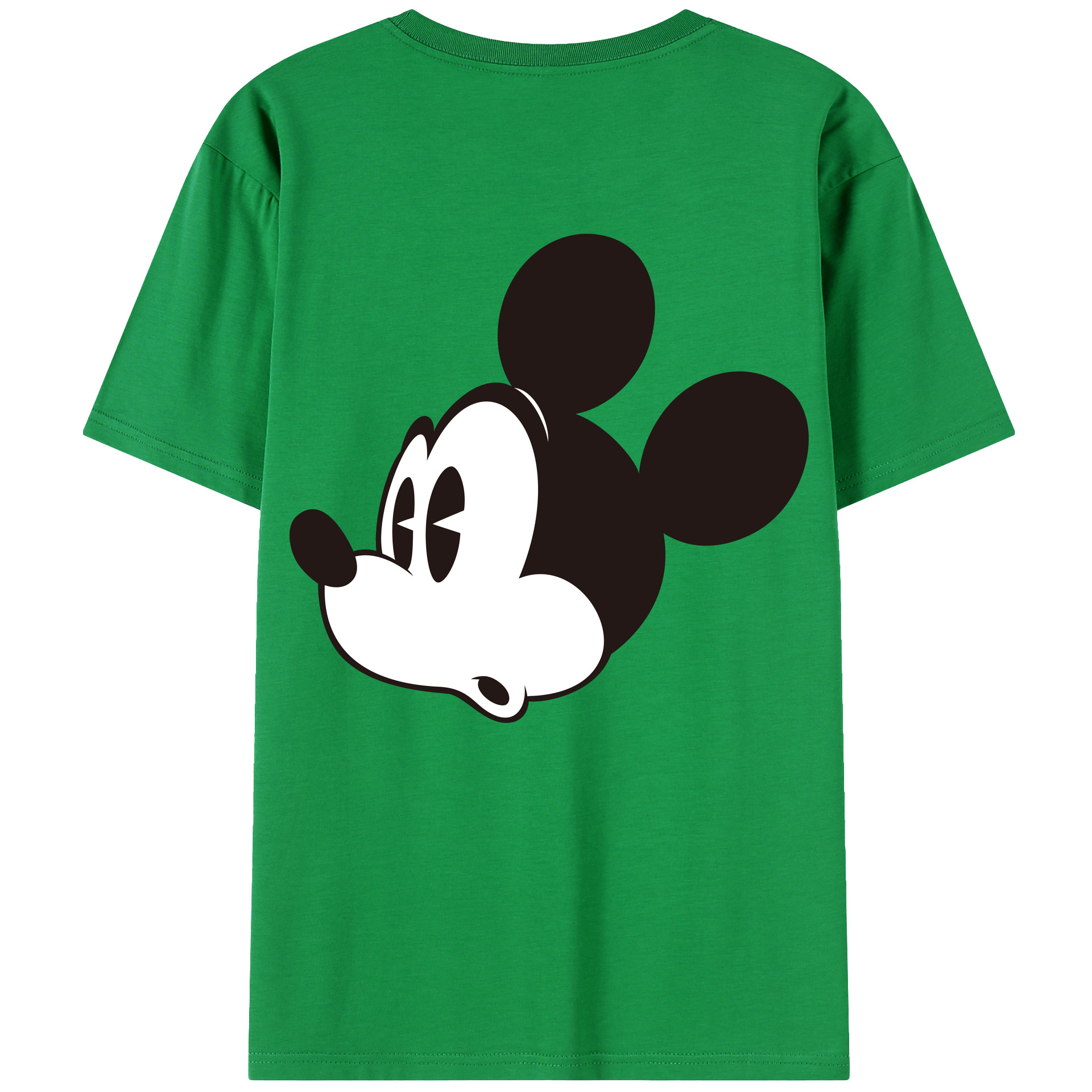 （画像用） ミッキーマウス Mickey Mouse レディース半袖Tシャツ(バックプリント)