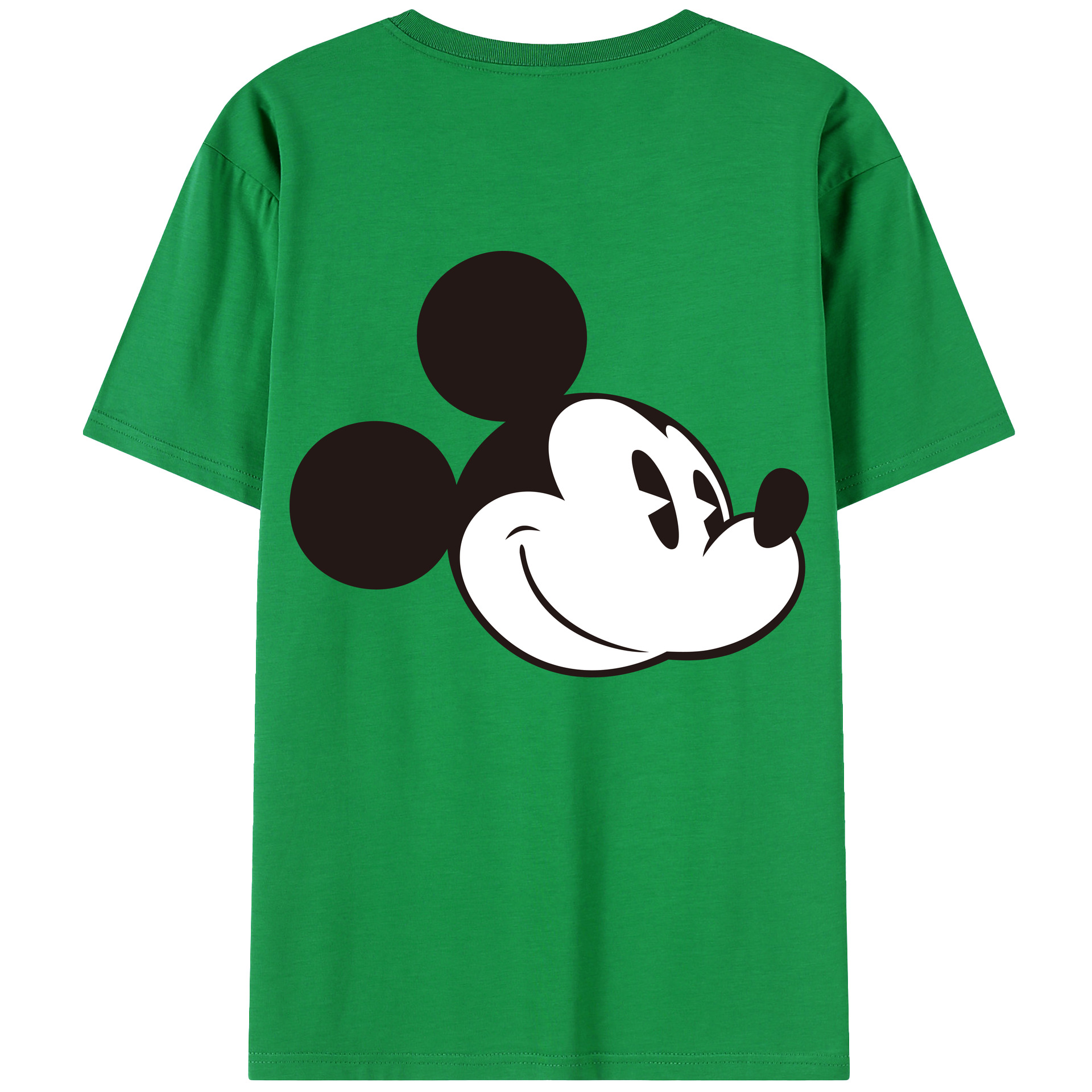 （画像用） ミッキーマウス Mickey Mouse レディース半袖Tシャツ(バックプリント)