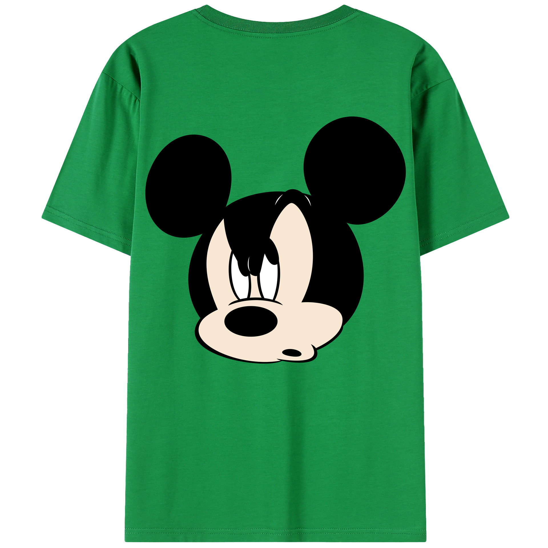 （画像用） ミッキーマウス Mickey Mouse レディース半袖Tシャツ(バックプリント)