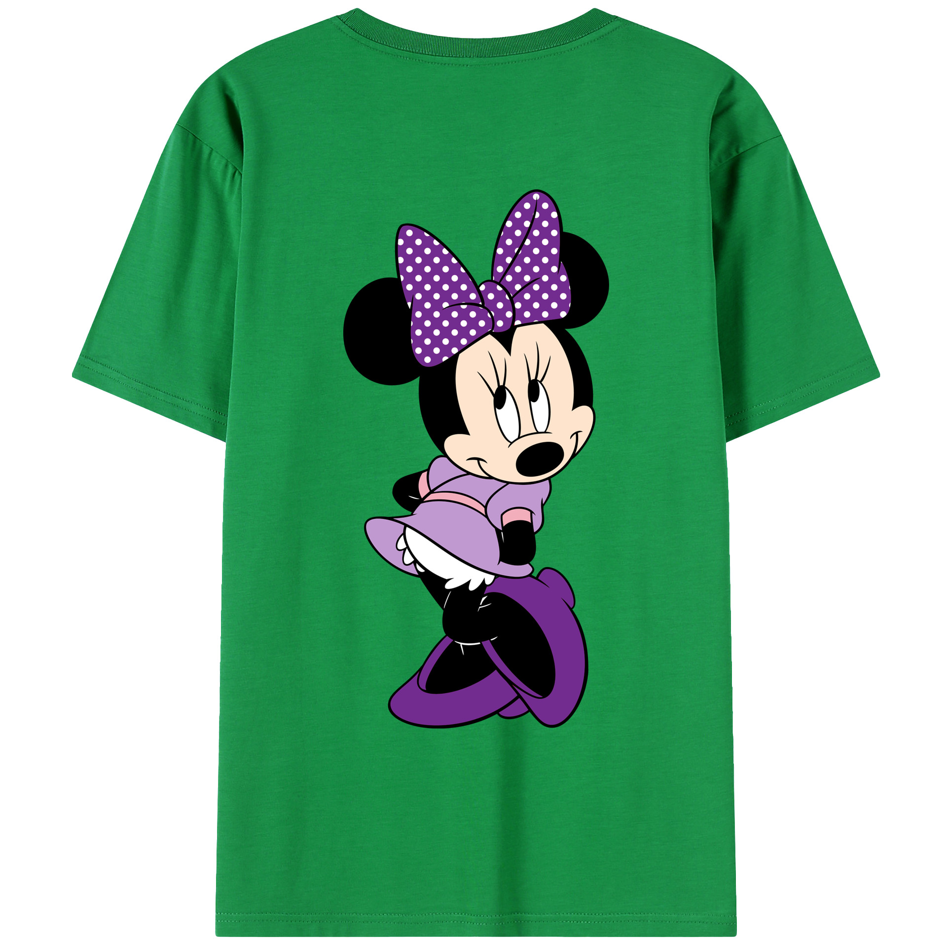 （画像用） ミッキーマウス Mickey Mouse レディース半袖Tシャツ(バックプリント)