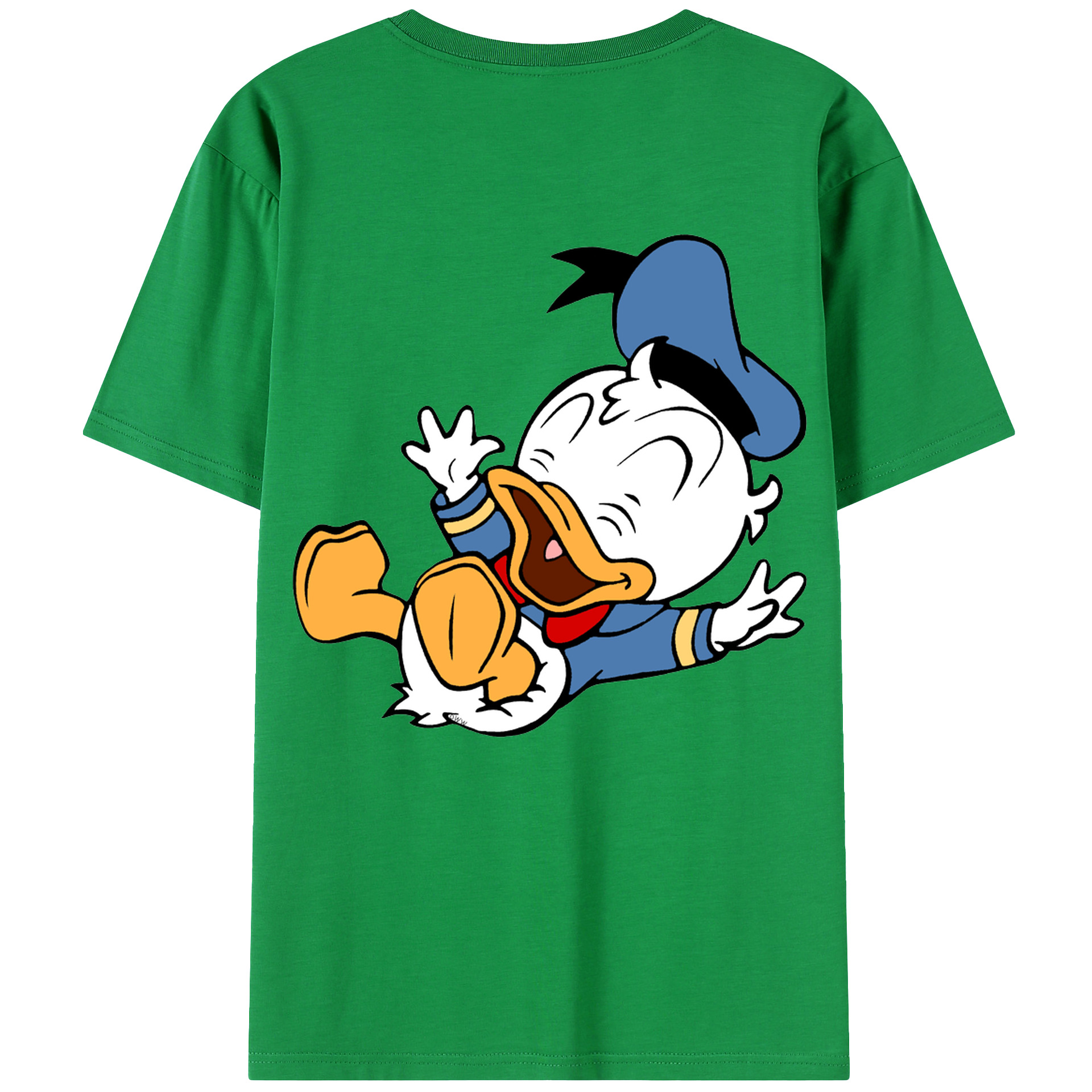 （画像用） ミッキーマウス Mickey Mouse レディース半袖Tシャツ(バックプリント)