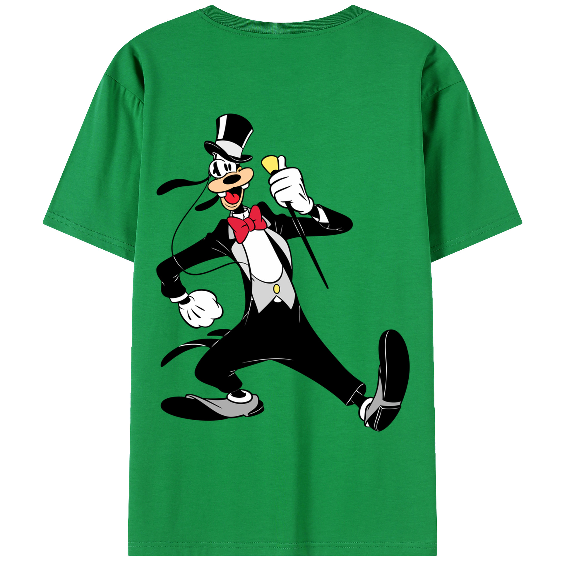 （画像用） ミッキーマウス Mickey Mouse レディース半袖Tシャツ(バックプリント)