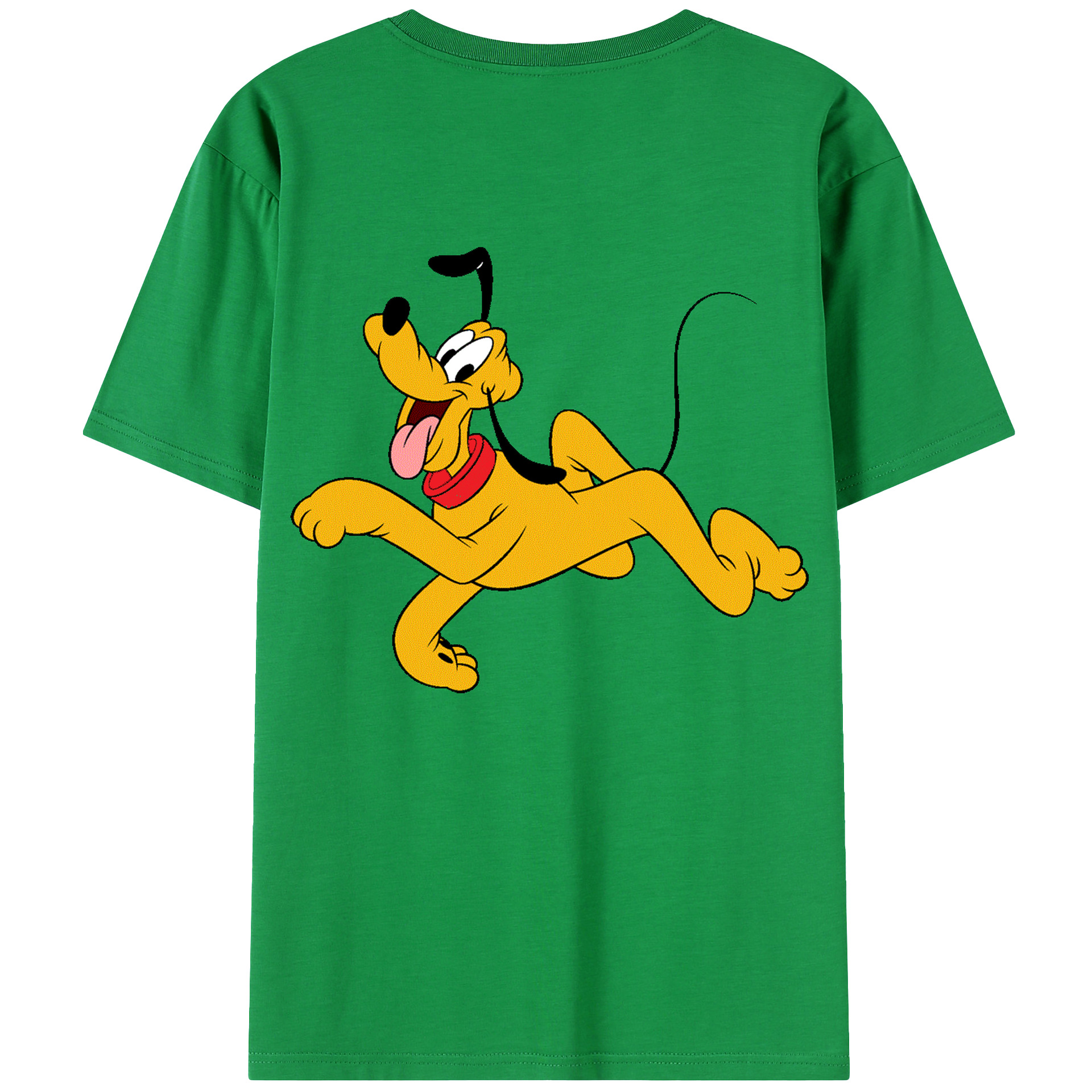 （画像用） ミッキーマウス Mickey Mouse レディース半袖Tシャツ(バックプリント)