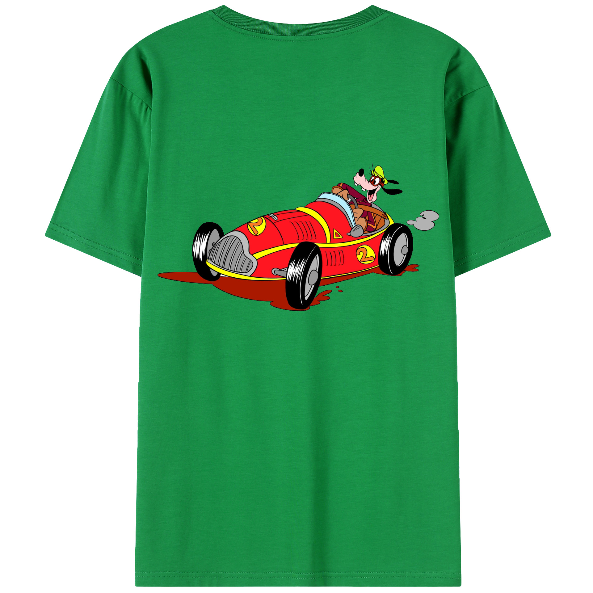 （画像用） ミッキーマウス Mickey Mouse レディース半袖Tシャツ(バックプリント)
