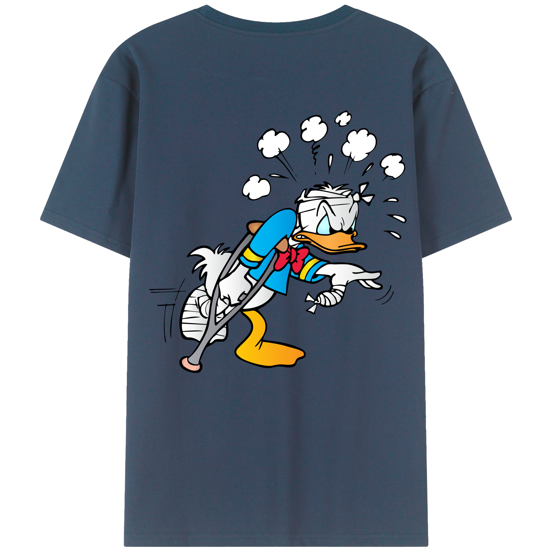 （画像用） ミッキーマウス Mickey Mouse レディース半袖Tシャツ(バックプリント)