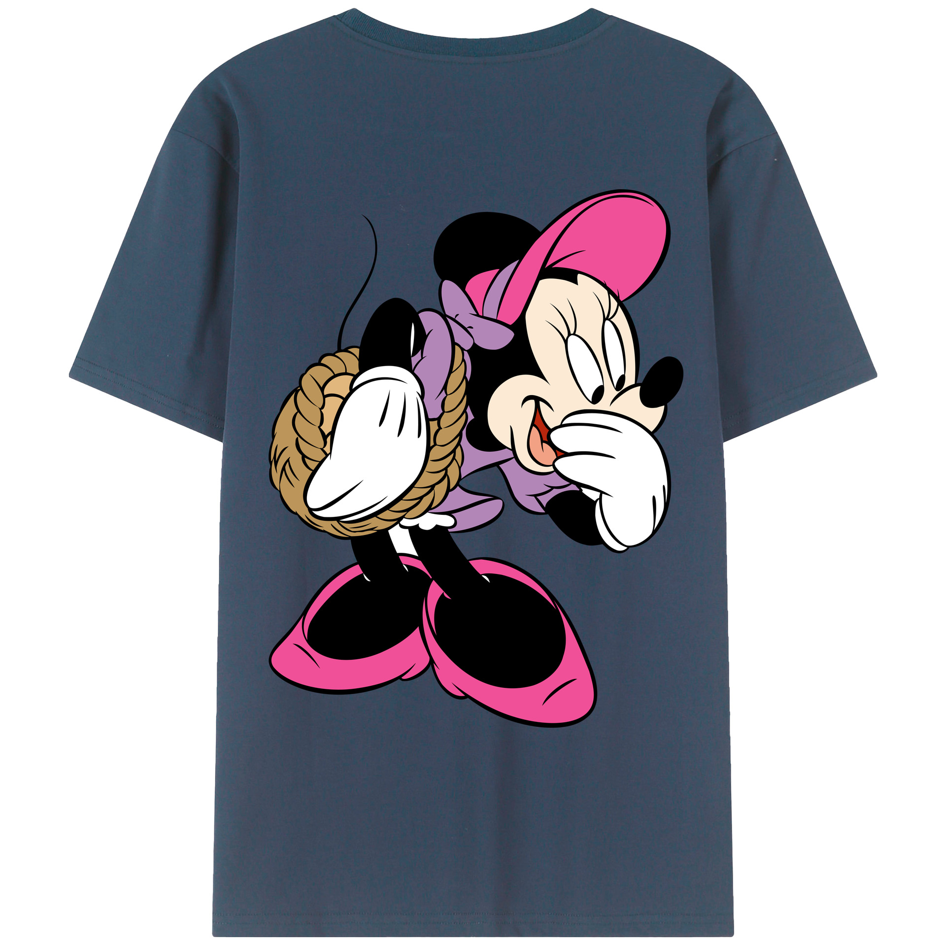 （画像用） ミッキーマウス Mickey Mouse レディース半袖Tシャツ(バックプリント)