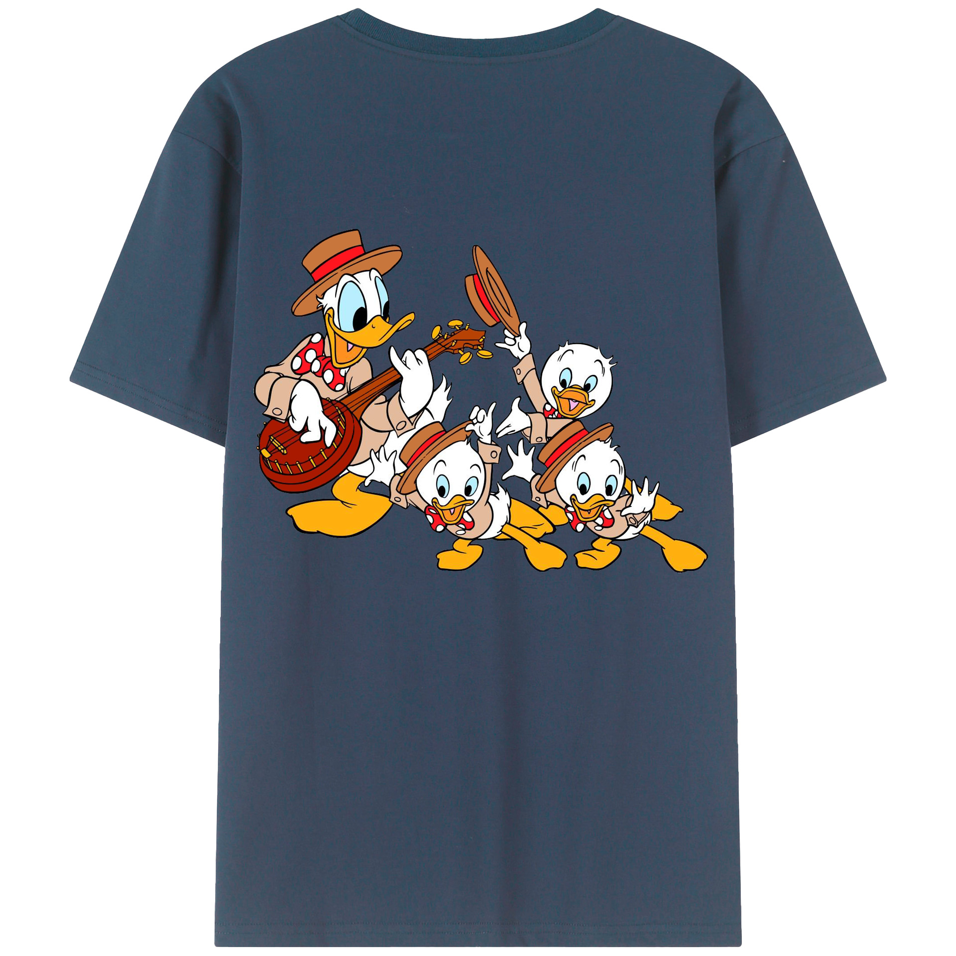（画像用） ミッキーマウス Mickey Mouse レディース半袖Tシャツ(バックプリント)