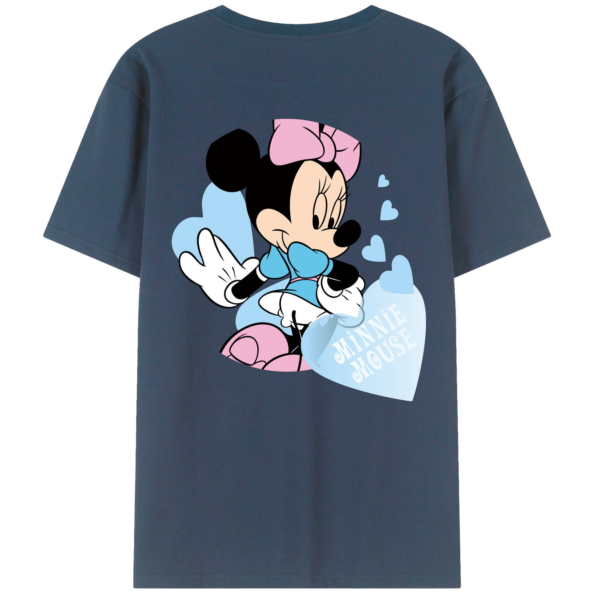 （画像用） ミッキーマウス Mickey Mouse レディース半袖Tシャツ(バックプリント)