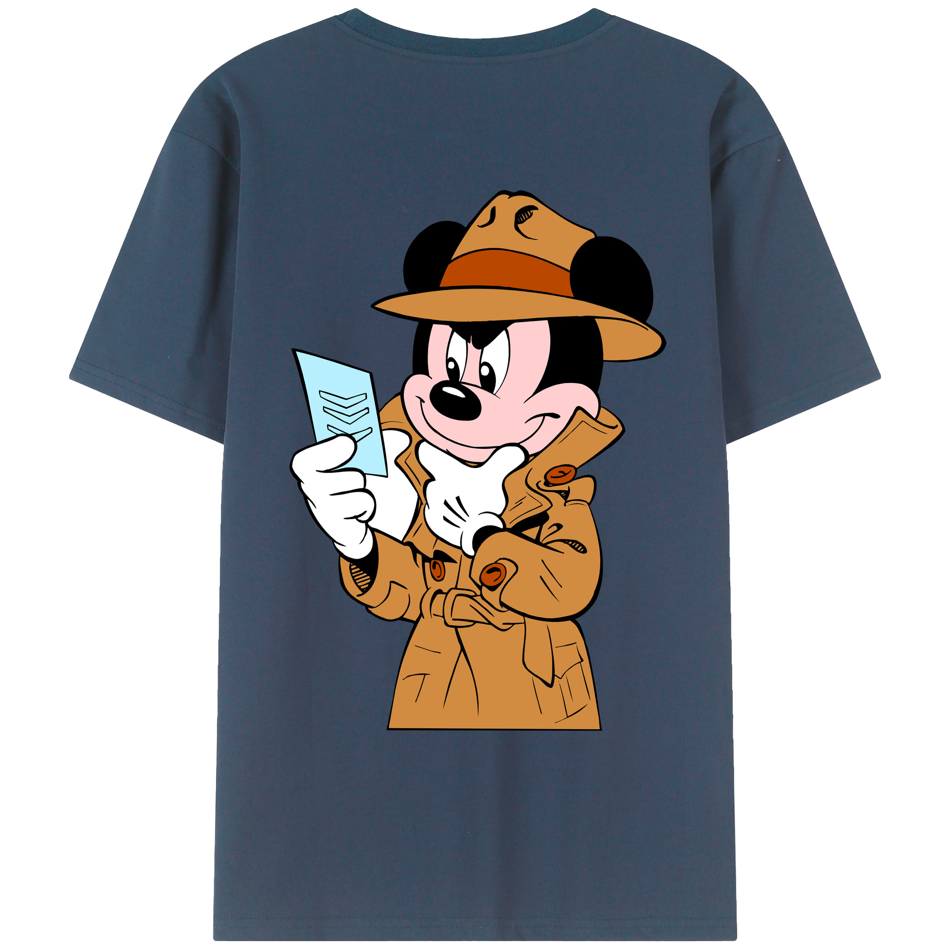 （画像用） ミッキーマウス Mickey Mouse レディース半袖Tシャツ(バックプリント)