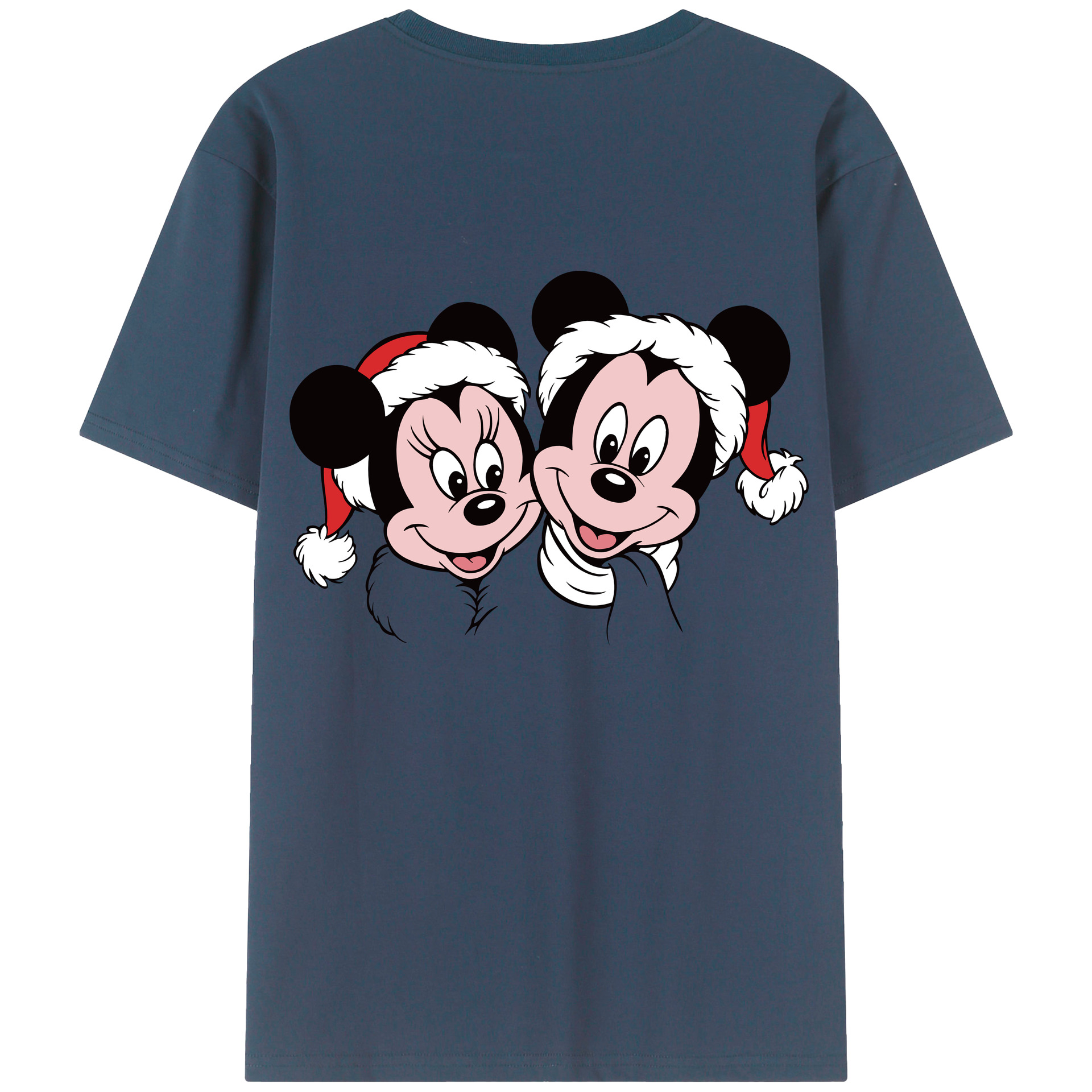 （画像用） ミッキーマウス Mickey Mouse レディース半袖Tシャツ(バックプリント)