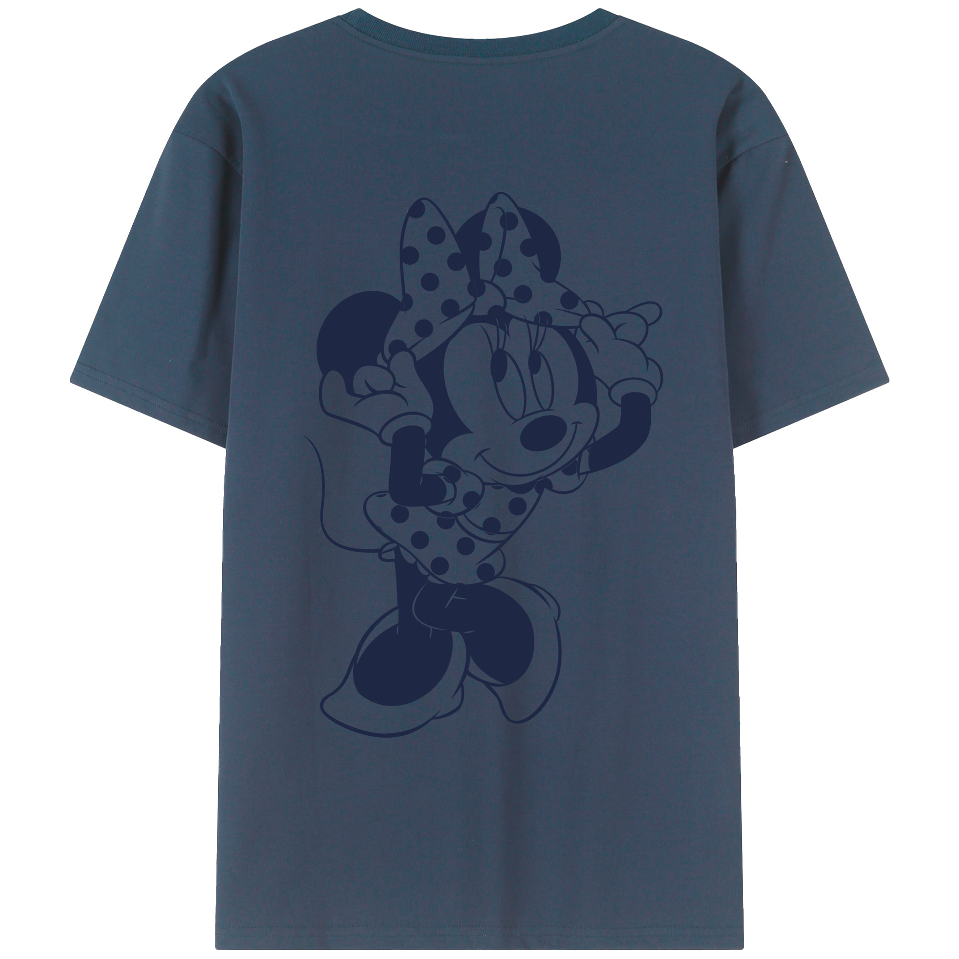 （画像用） ミッキーマウス Mickey Mouse レディース半袖Tシャツ(バックプリント)