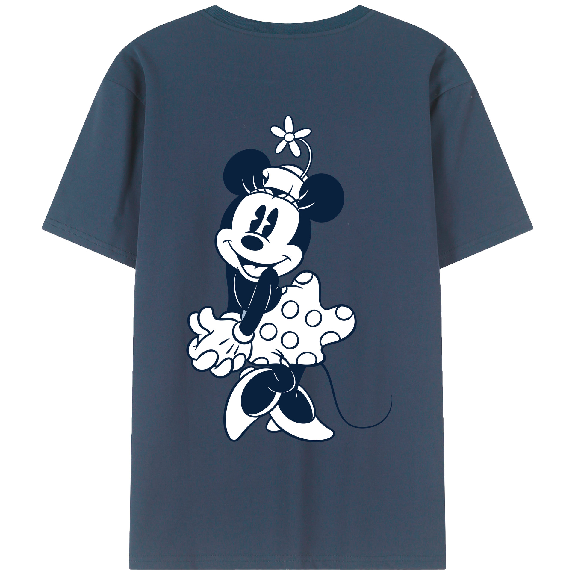 （画像用） ミッキーマウス Mickey Mouse レディース半袖Tシャツ(バックプリント)