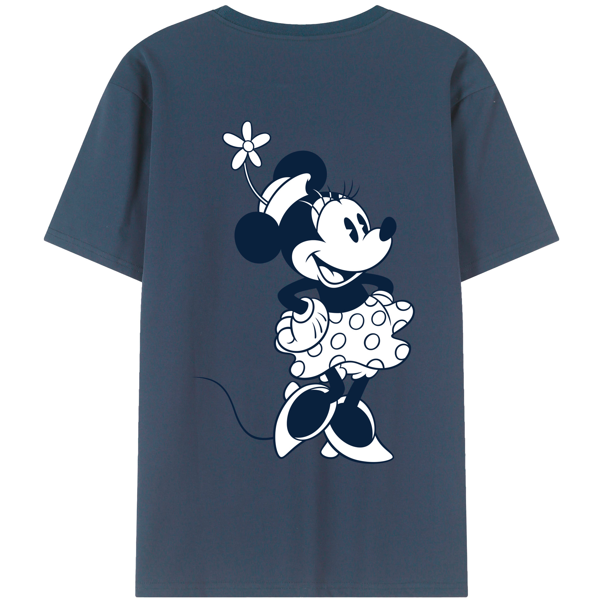（画像用） ミッキーマウス Mickey Mouse レディース半袖Tシャツ(バックプリント)