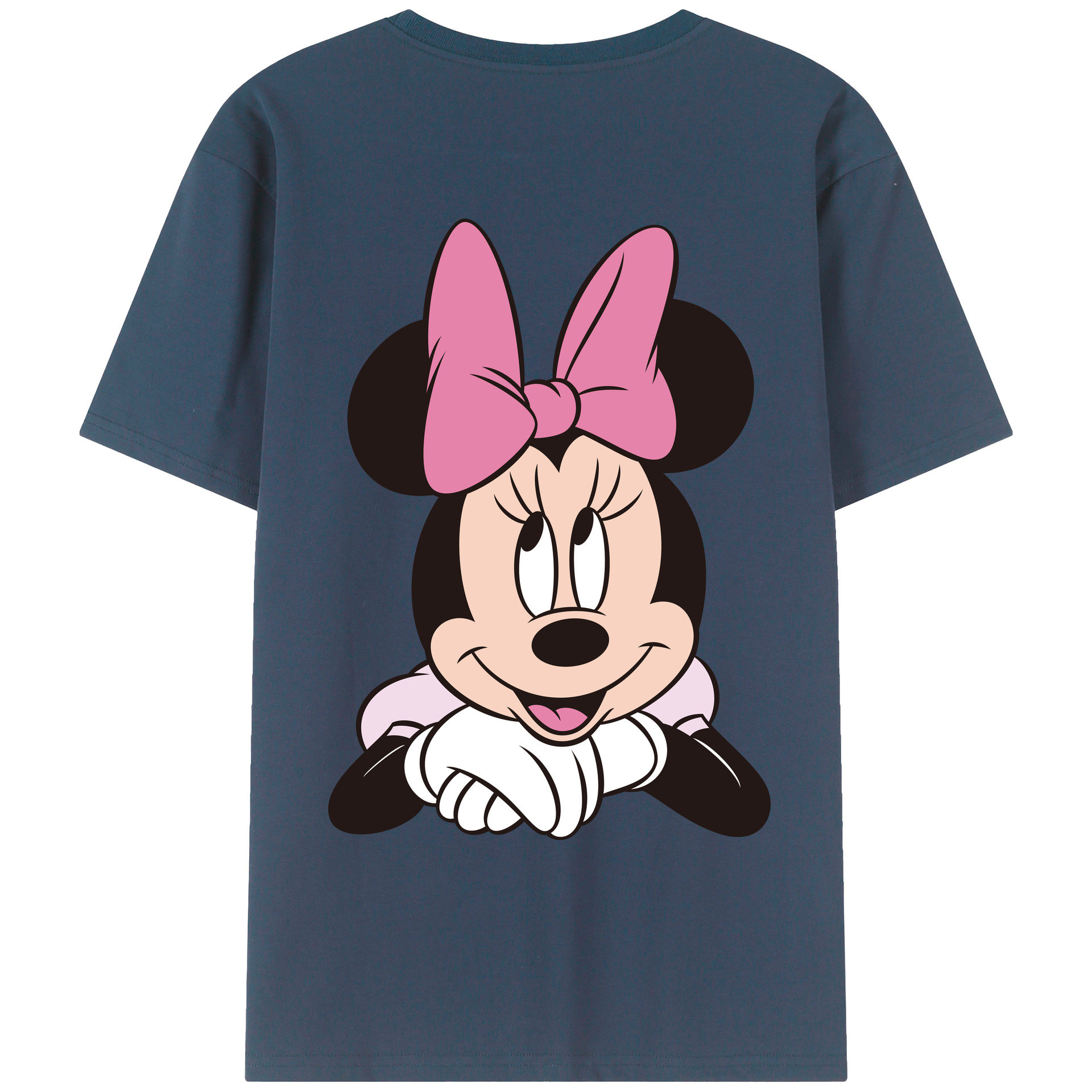 （画像用） ミッキーマウス Mickey Mouse レディース半袖Tシャツ(バックプリント)
