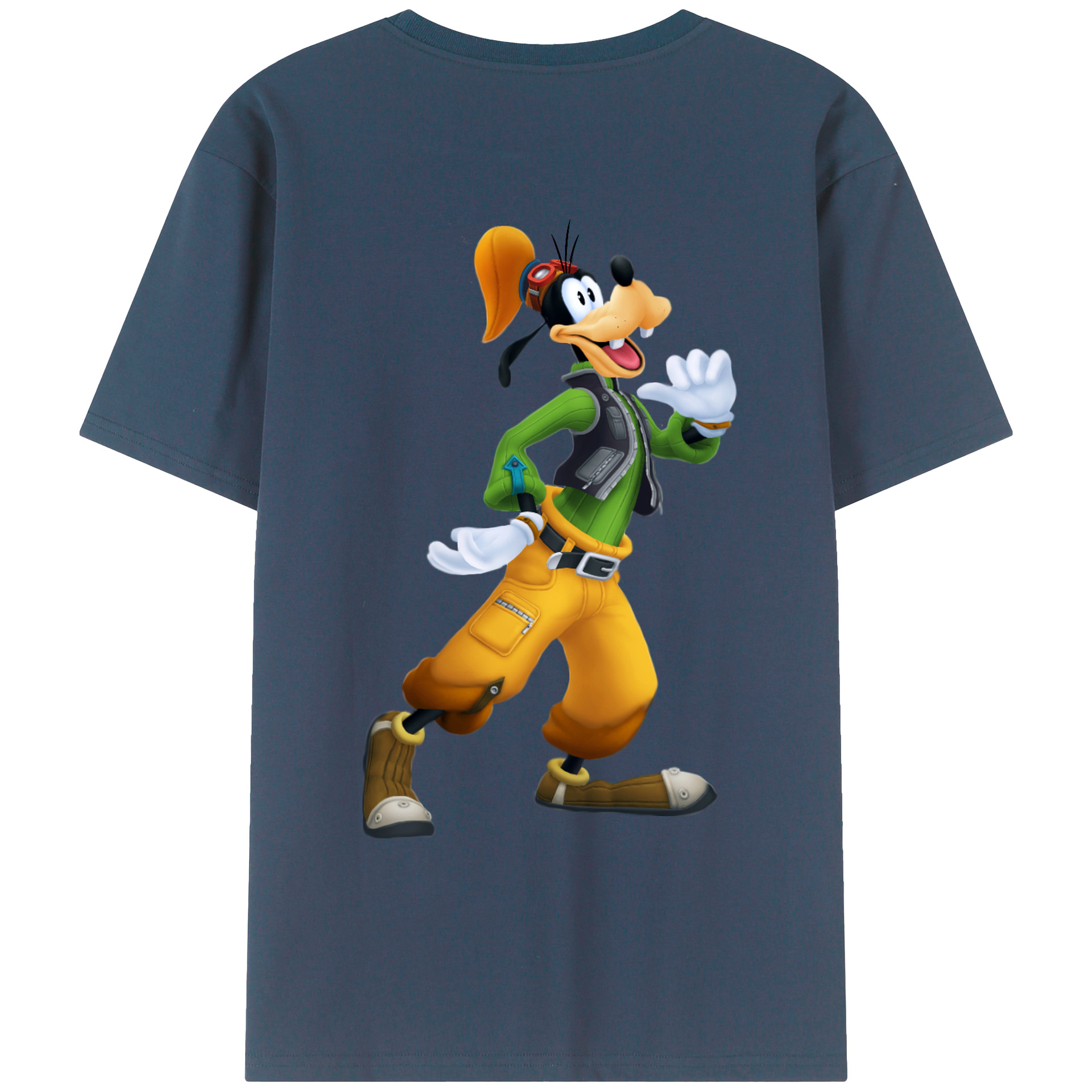 （画像用） ミッキーマウス Mickey Mouse レディース半袖Tシャツ(バックプリント)