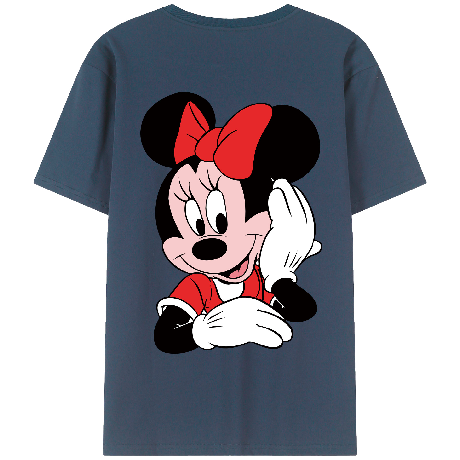 （画像用） ミッキーマウス Mickey Mouse レディース半袖Tシャツ(バックプリント)