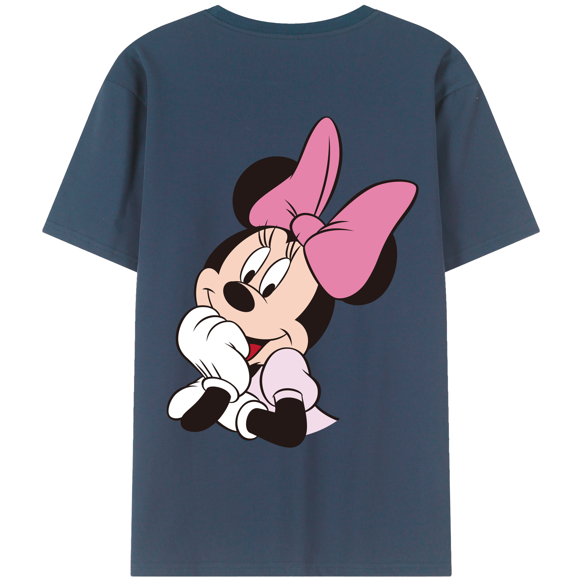 （画像用） ミッキーマウス Mickey Mouse レディース半袖Tシャツ(バックプリント)