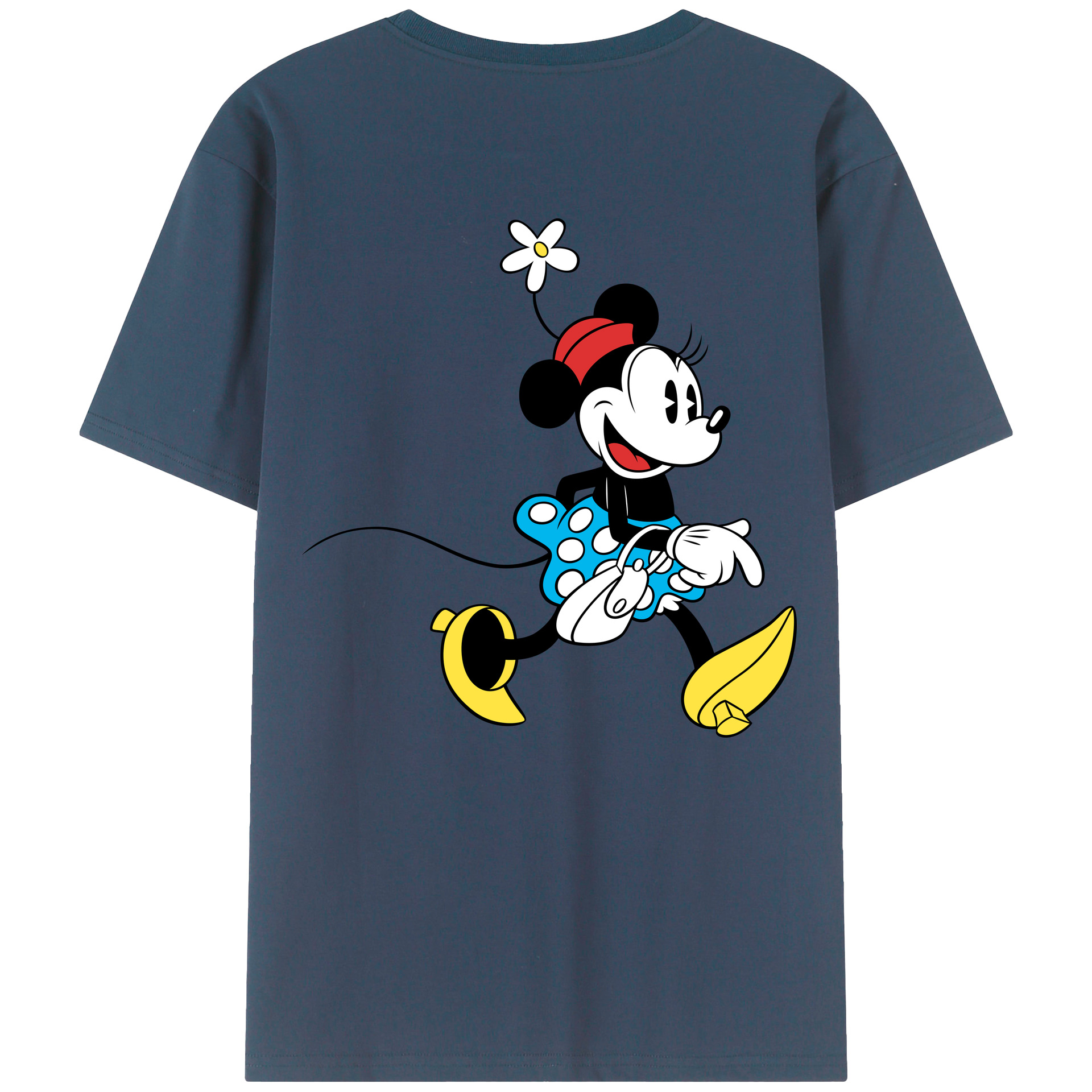 （画像用） ミッキーマウス Mickey Mouse レディース半袖Tシャツ(バックプリント)