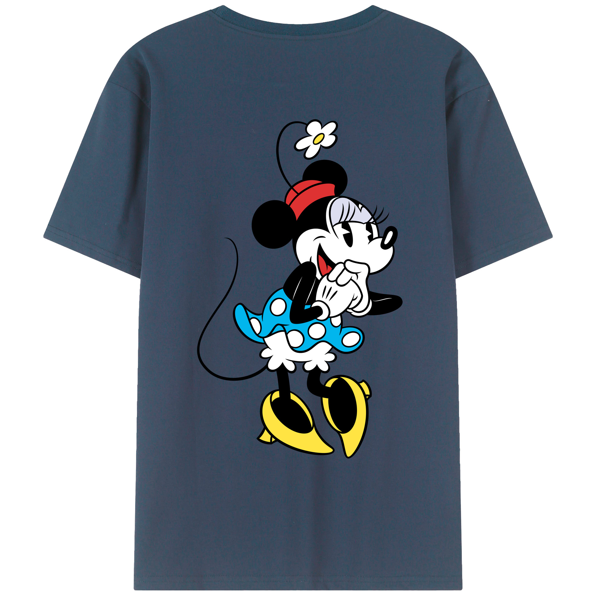 （画像用） ミッキーマウス Mickey Mouse レディース半袖Tシャツ(バックプリント)