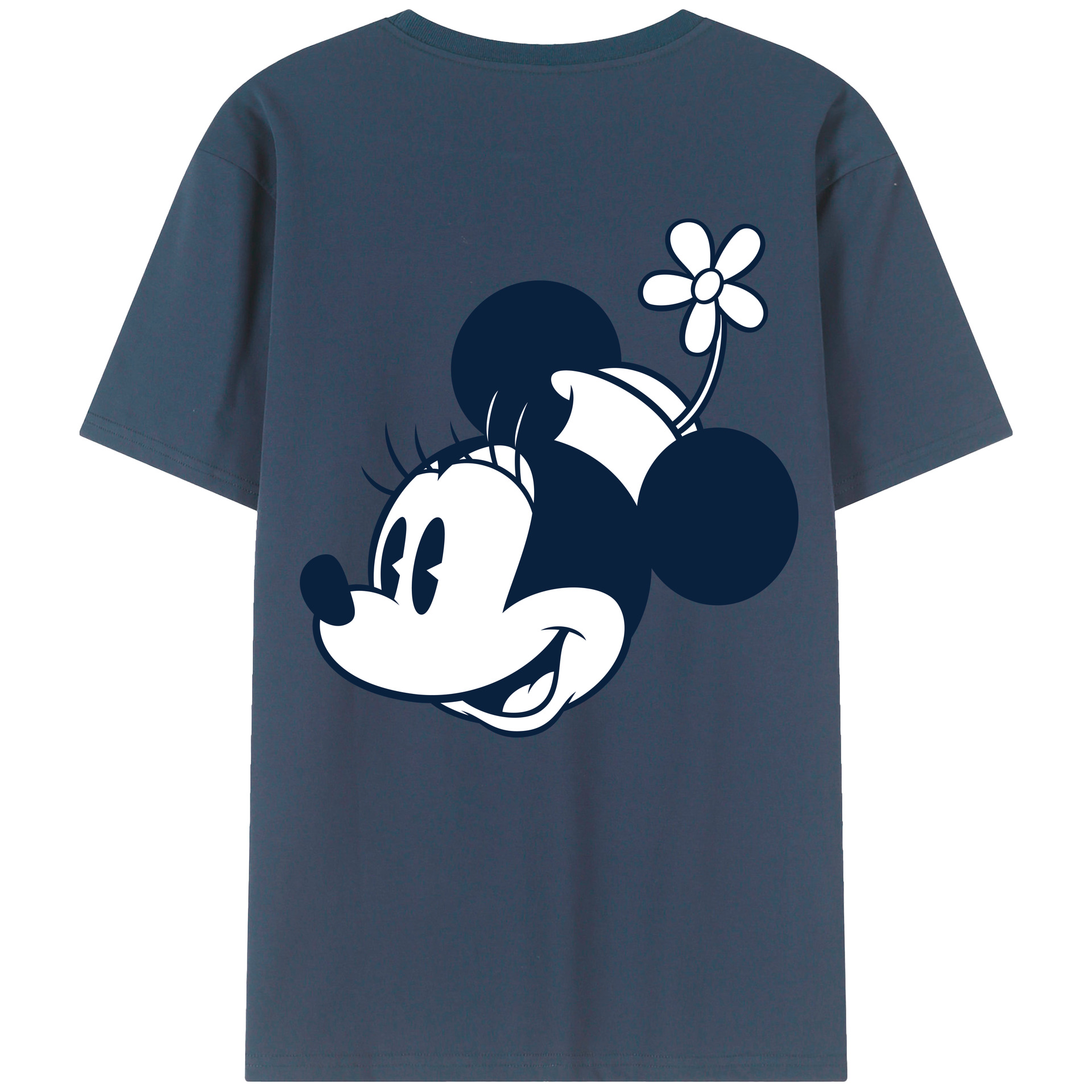 （画像用） ミッキーマウス Mickey Mouse レディース半袖Tシャツ(バックプリント)