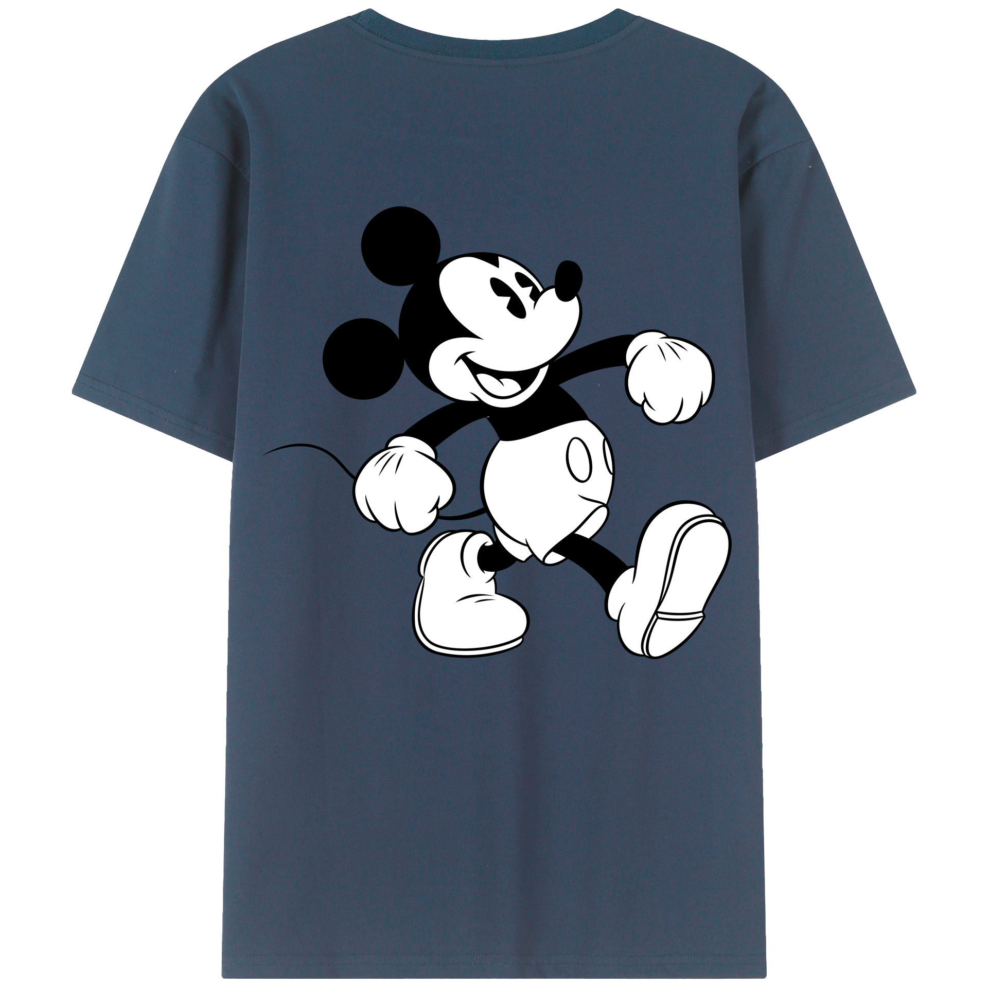 （画像用） ミッキーマウス Mickey Mouse レディース半袖Tシャツ(バックプリント)