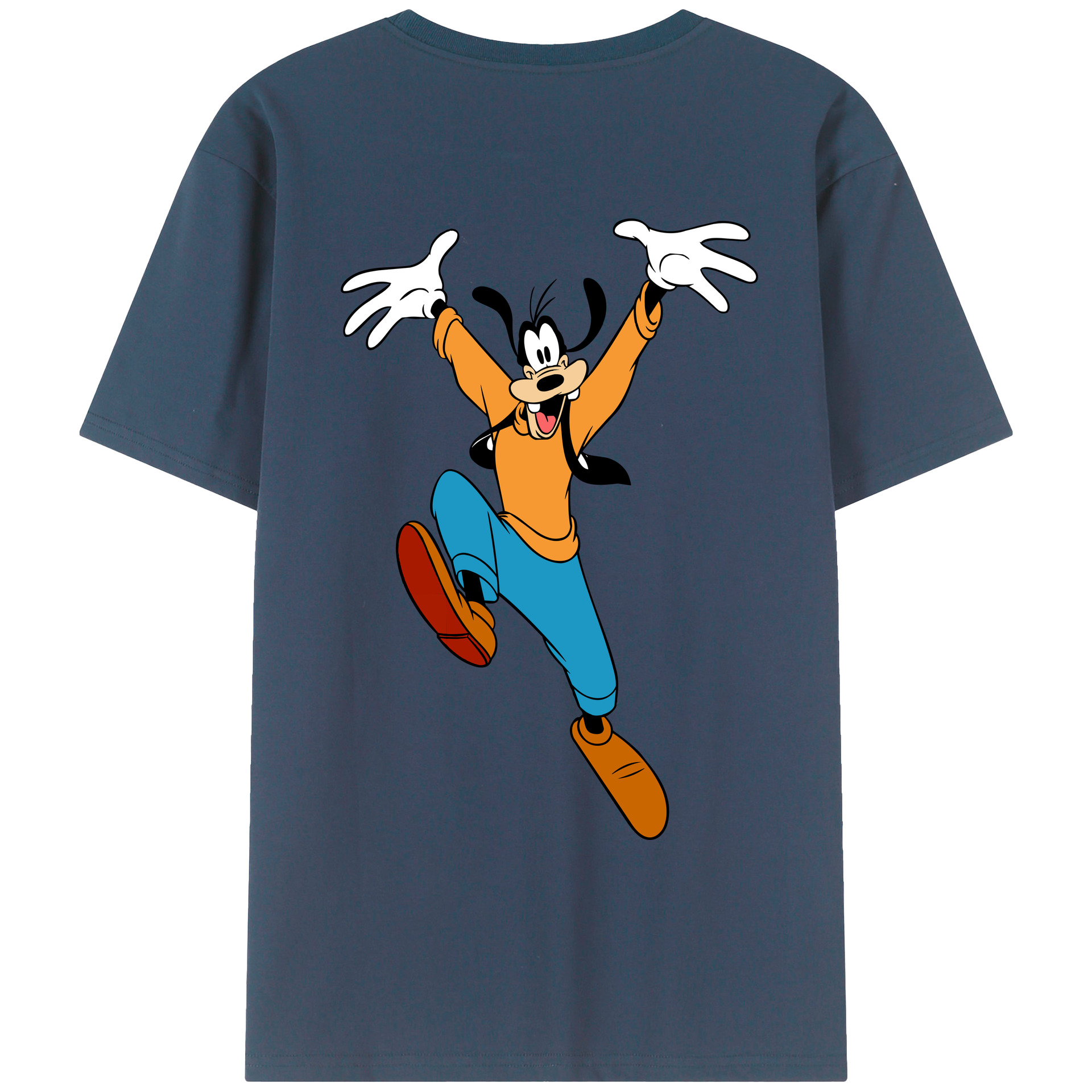 （画像用） ミッキーマウス Mickey Mouse レディース半袖Tシャツ(バックプリント)