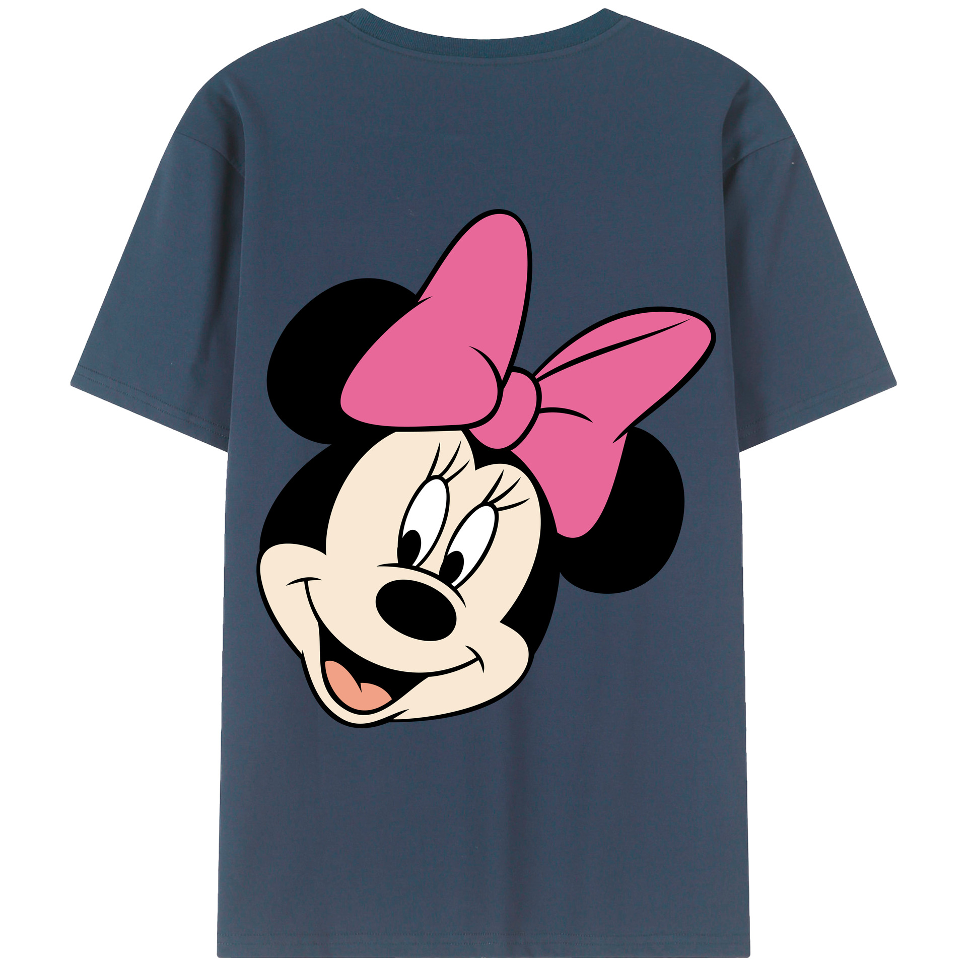 （画像用） ミッキーマウス Mickey Mouse レディース半袖Tシャツ(バックプリント)