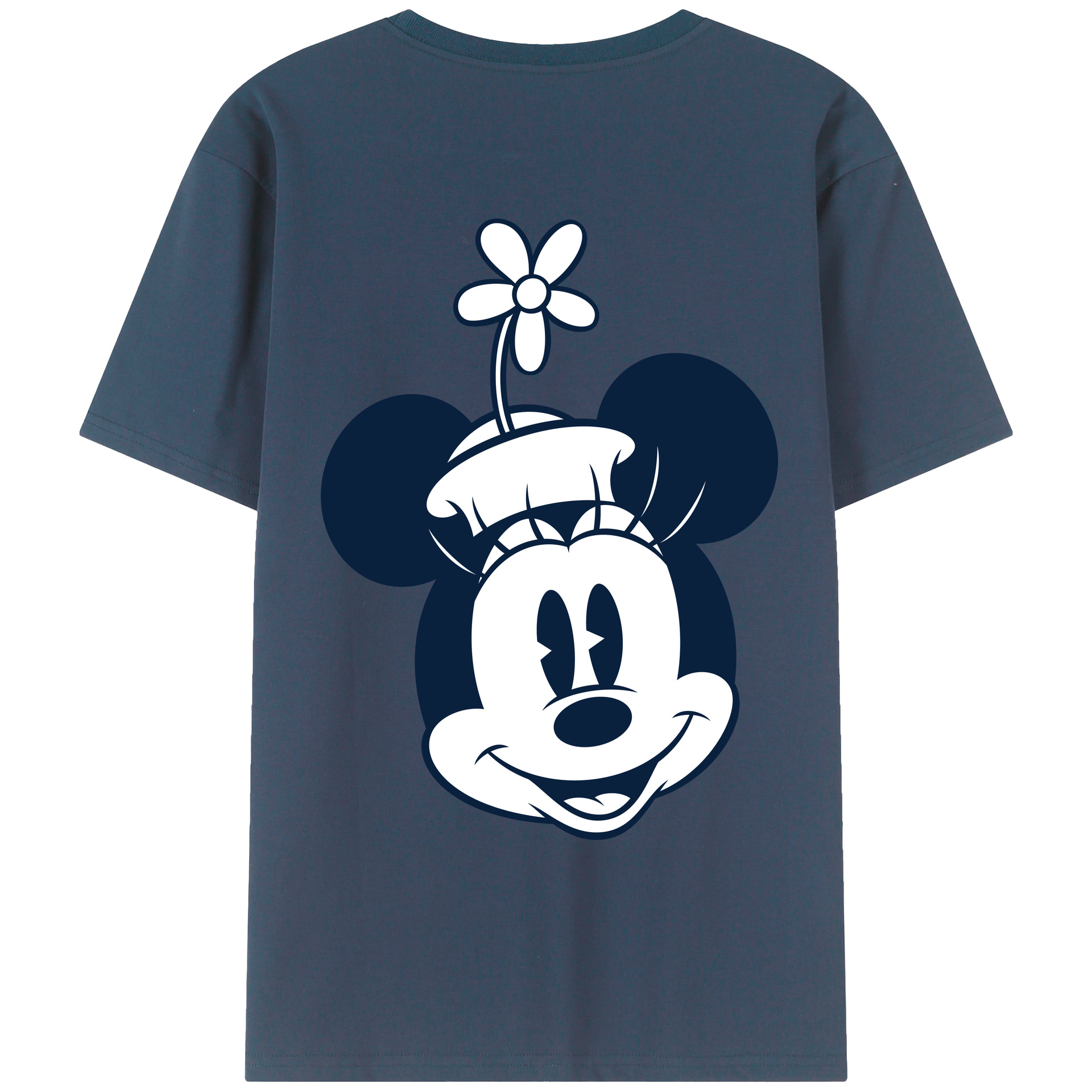 （画像用） ミッキーマウス Mickey Mouse レディース半袖Tシャツ(バックプリント)