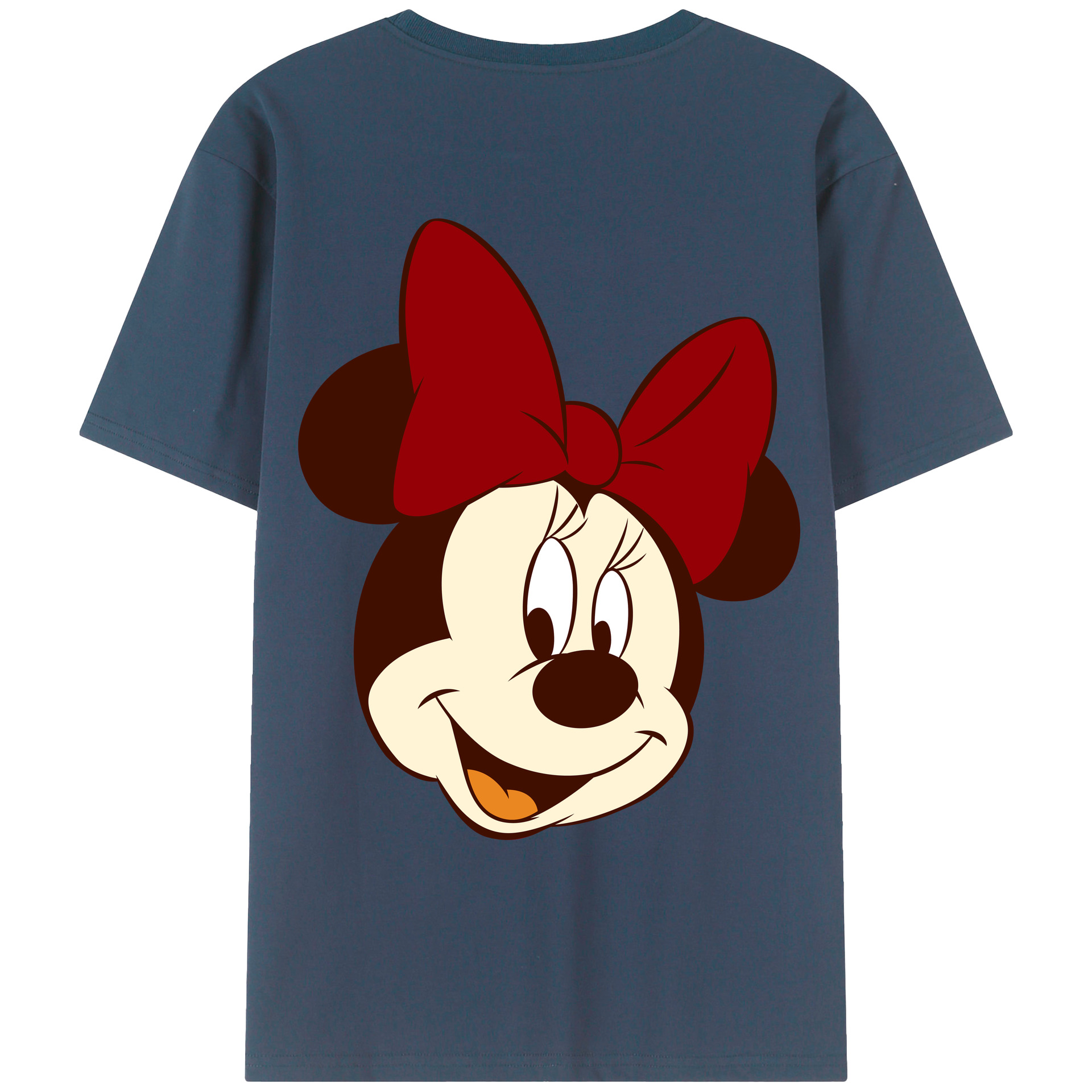 （画像用） ミッキーマウス Mickey Mouse レディース半袖Tシャツ(バックプリント)