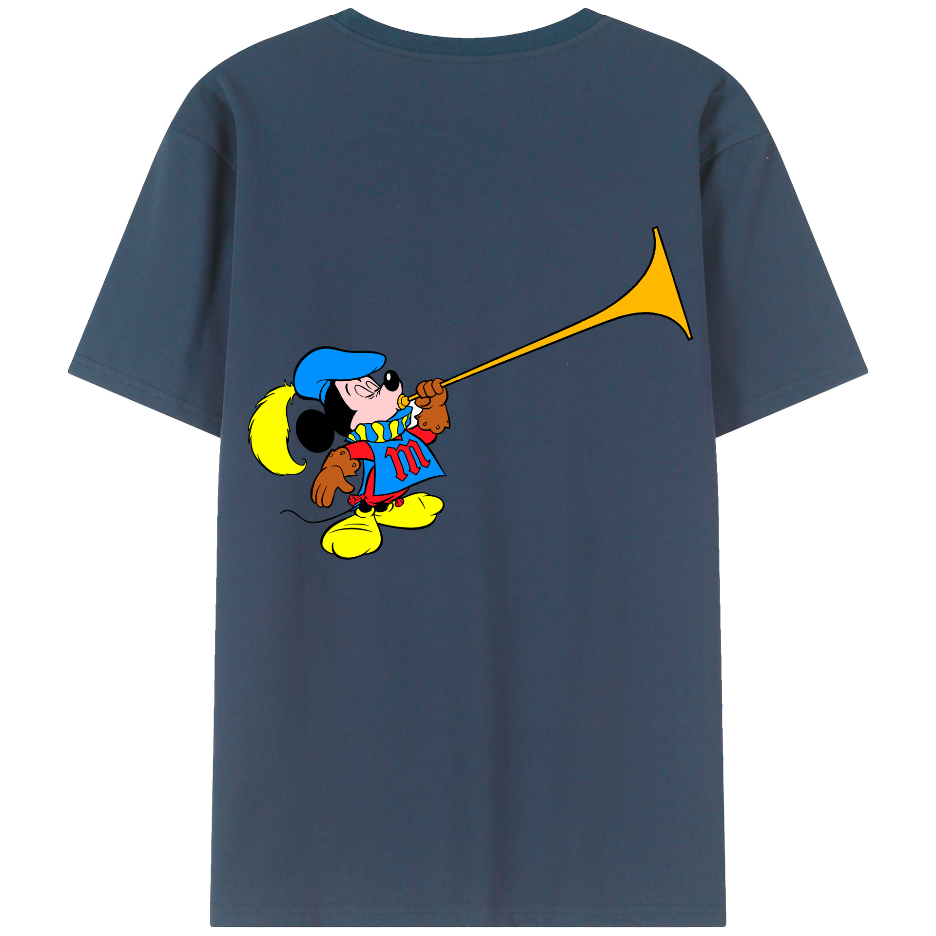 （画像用） ミッキーマウス Mickey Mouse レディース半袖Tシャツ(バックプリント)
