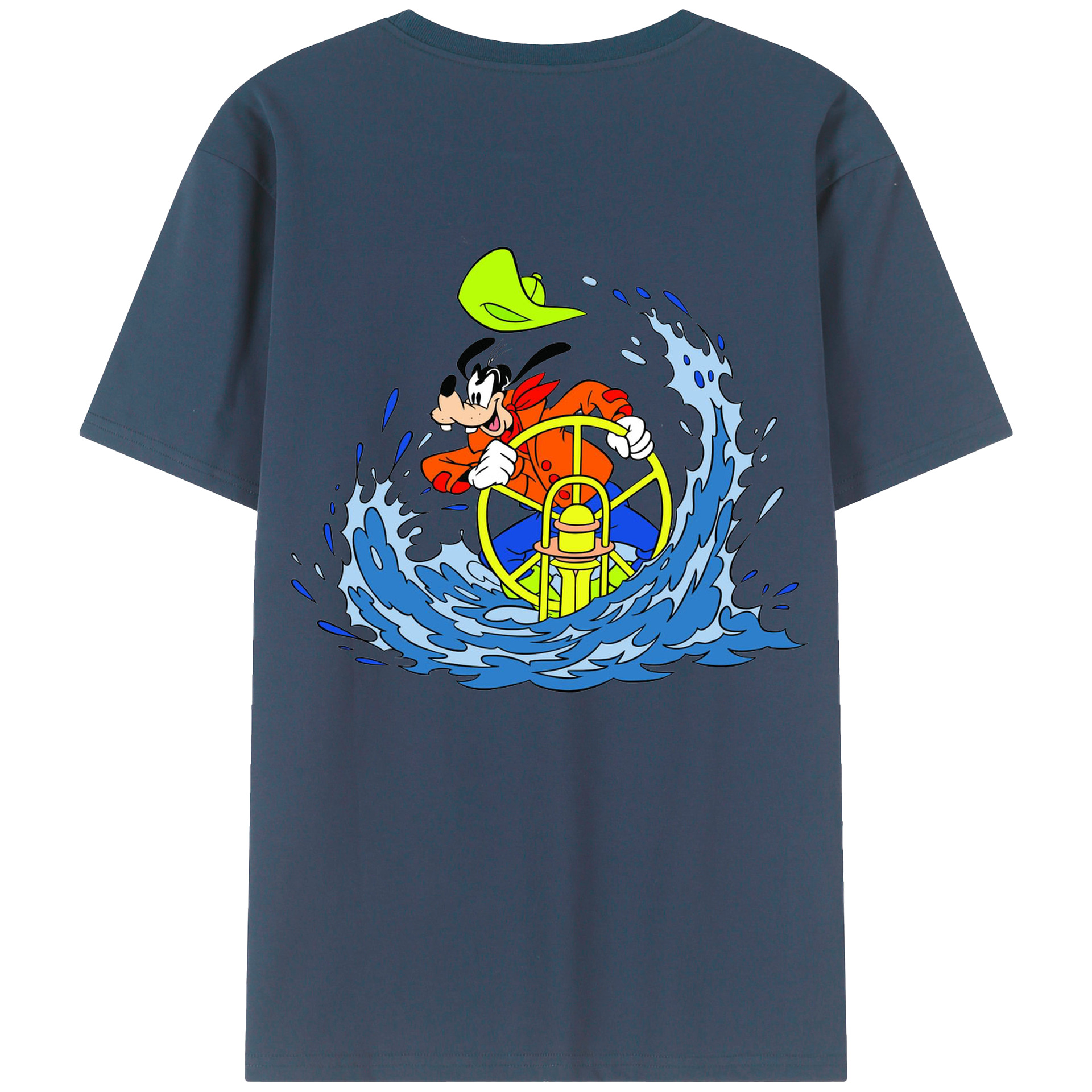 （画像用） ミッキーマウス Mickey Mouse レディース半袖Tシャツ(バックプリント)