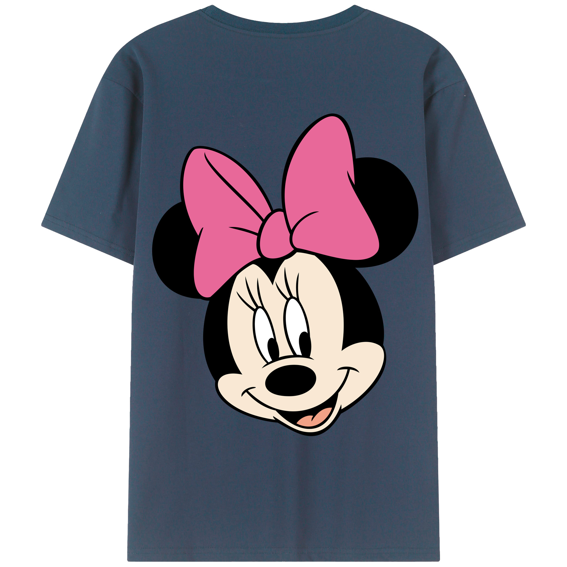 （画像用） ミッキーマウス Mickey Mouse レディース半袖Tシャツ(バックプリント)