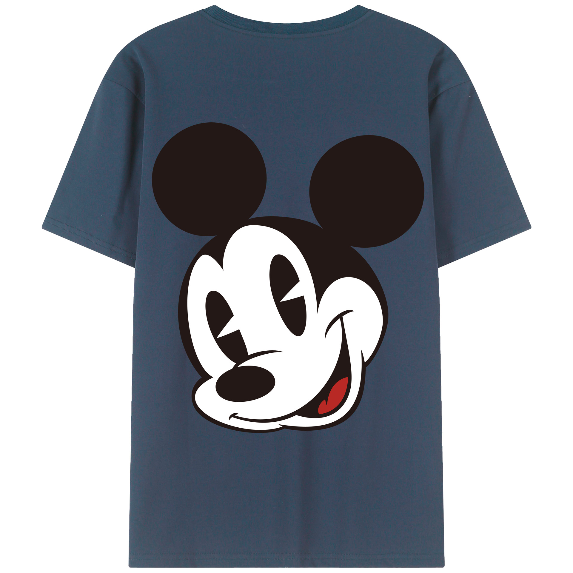 （画像用） ミッキーマウス Mickey Mouse レディース半袖Tシャツ(バックプリント)