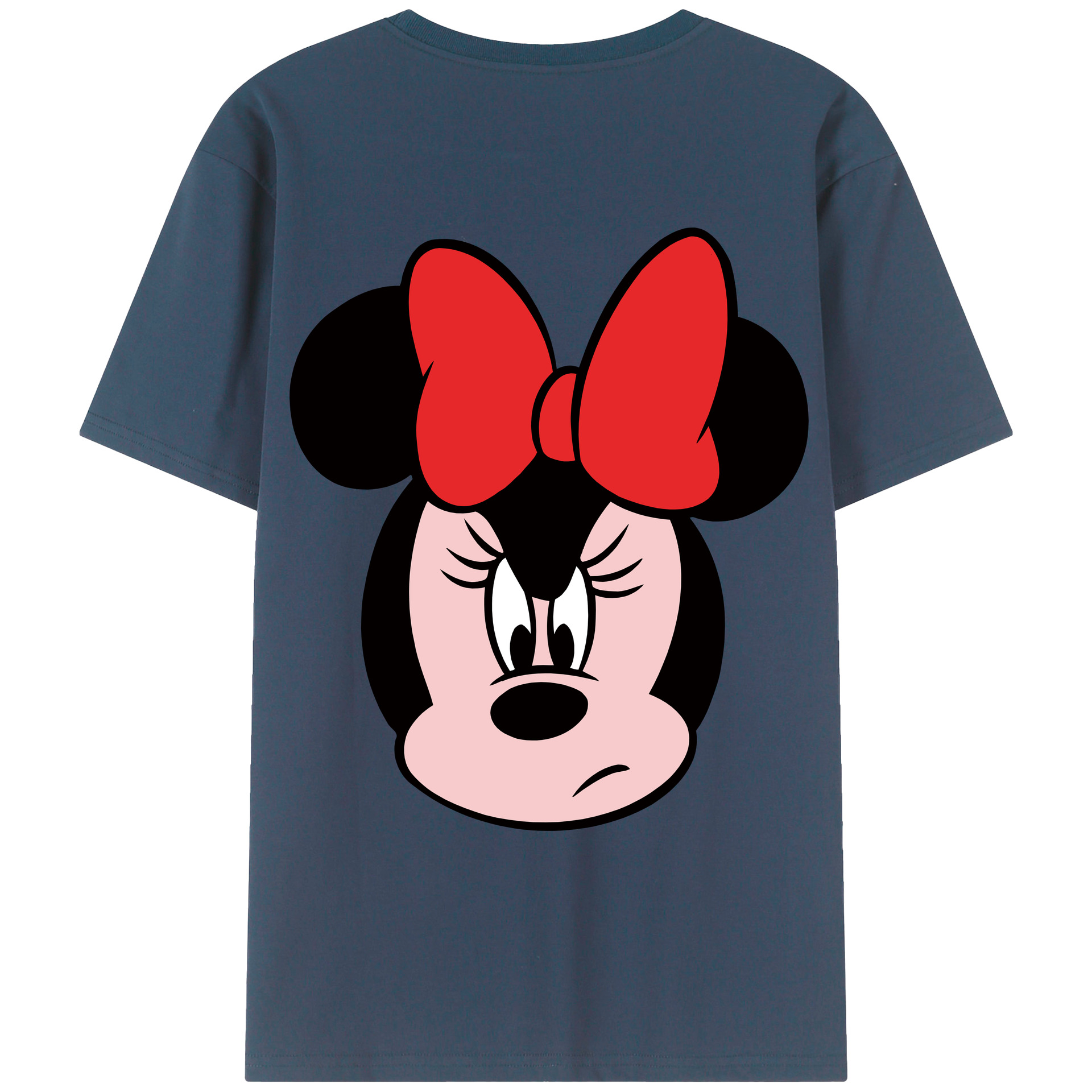 （画像用） ミッキーマウス Mickey Mouse レディース半袖Tシャツ(バックプリント)