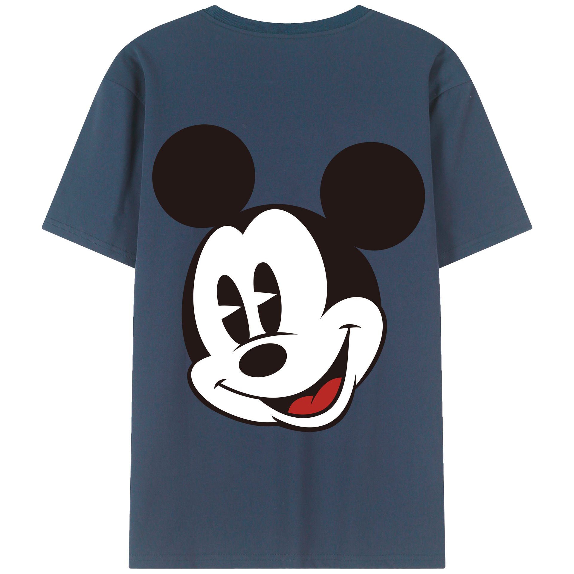 （画像用） ミッキーマウス Mickey Mouse レディース半袖Tシャツ(バックプリント)