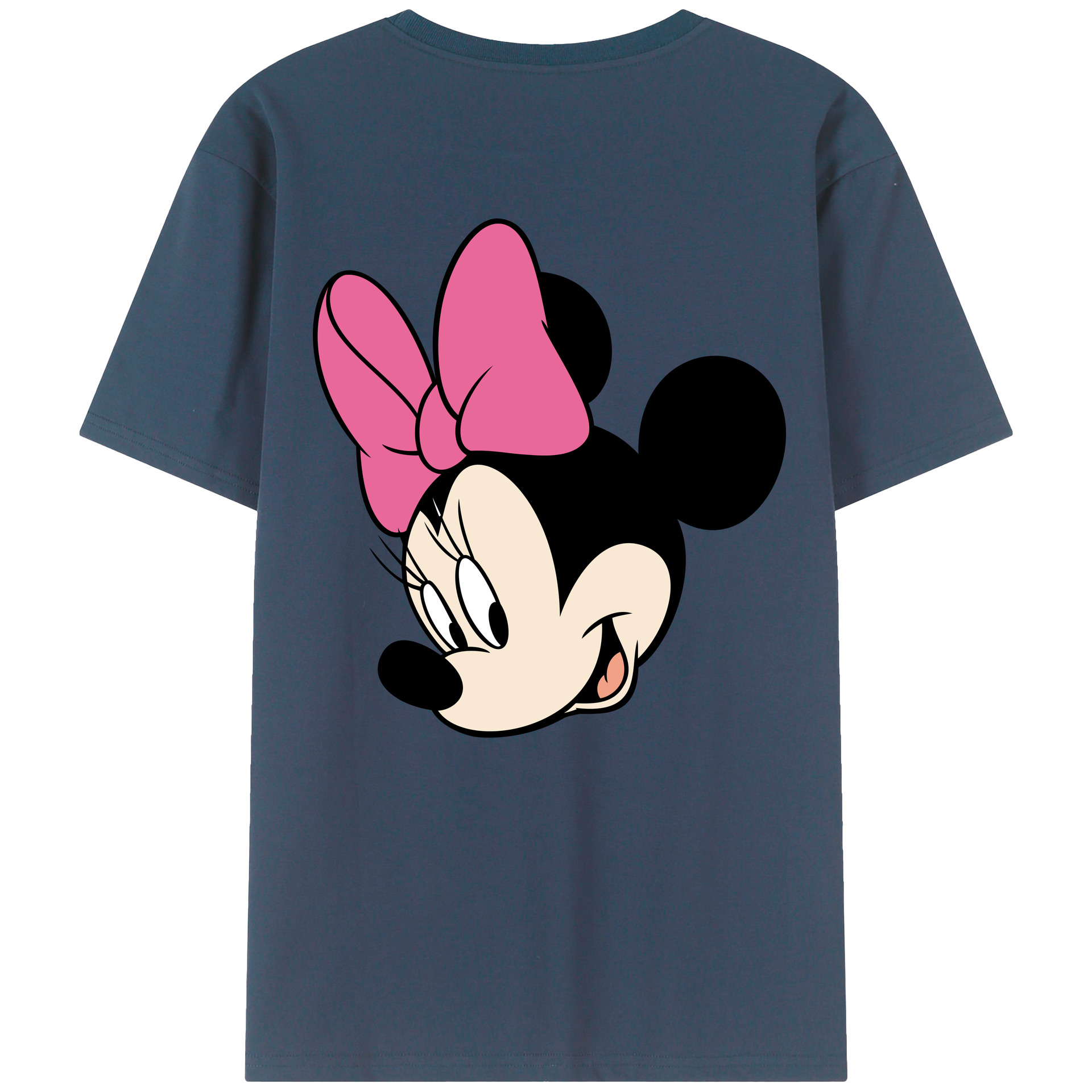 （画像用） ミッキーマウス Mickey Mouse レディース半袖Tシャツ(バックプリント)