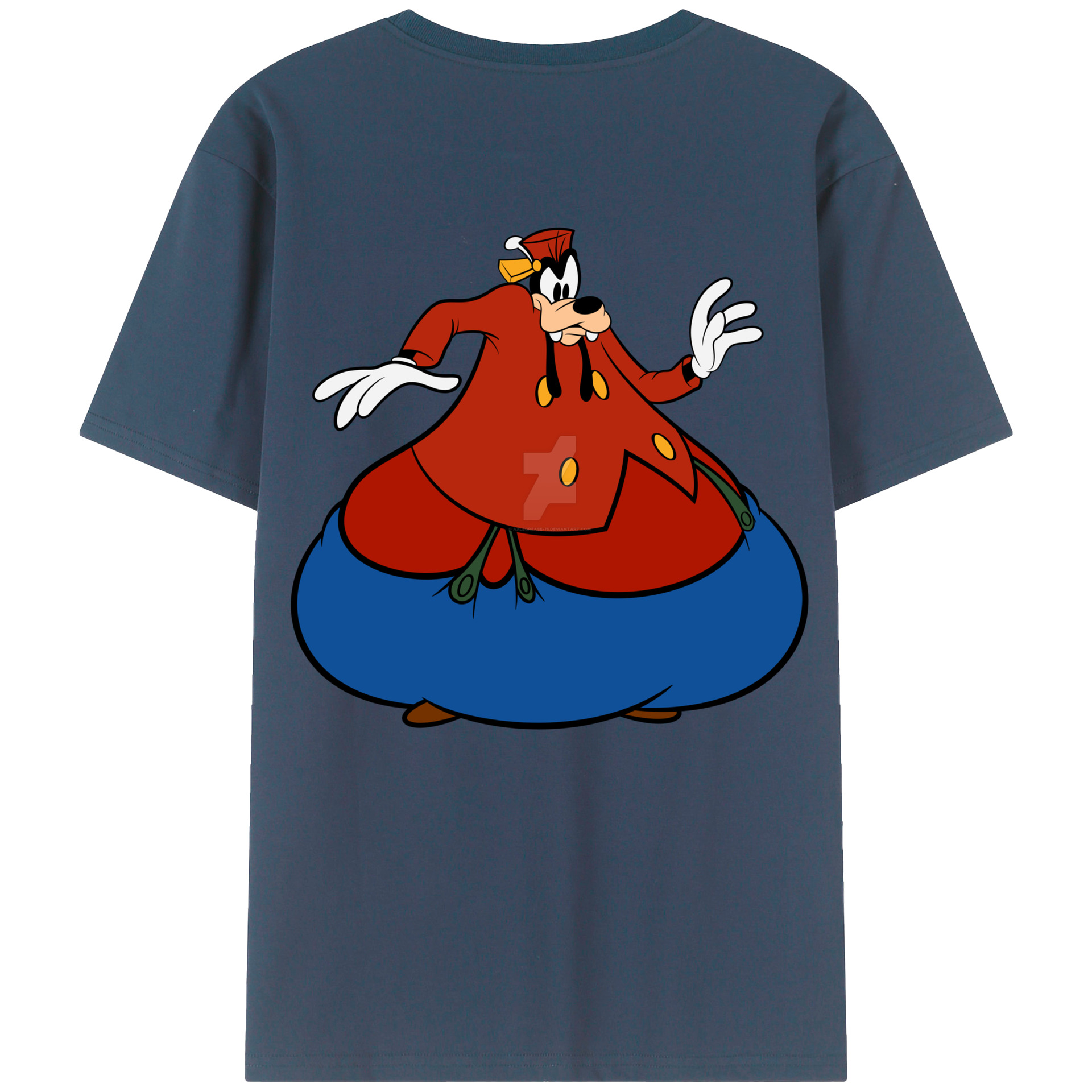 （画像用） ミッキーマウス Mickey Mouse レディース半袖Tシャツ(バックプリント)