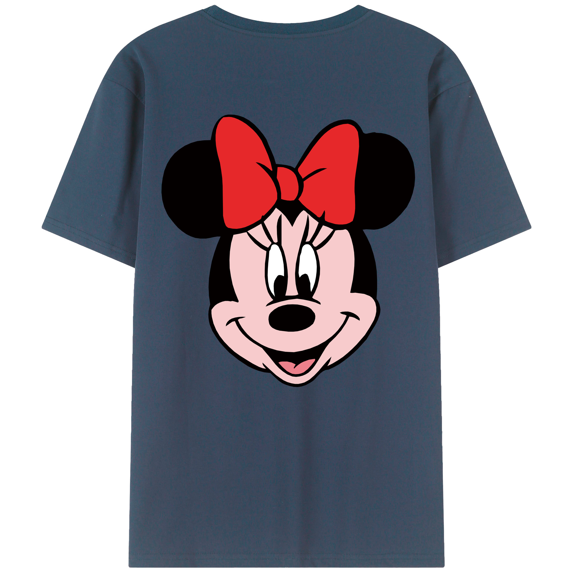 （画像用） ミッキーマウス Mickey Mouse レディース半袖Tシャツ(バックプリント)