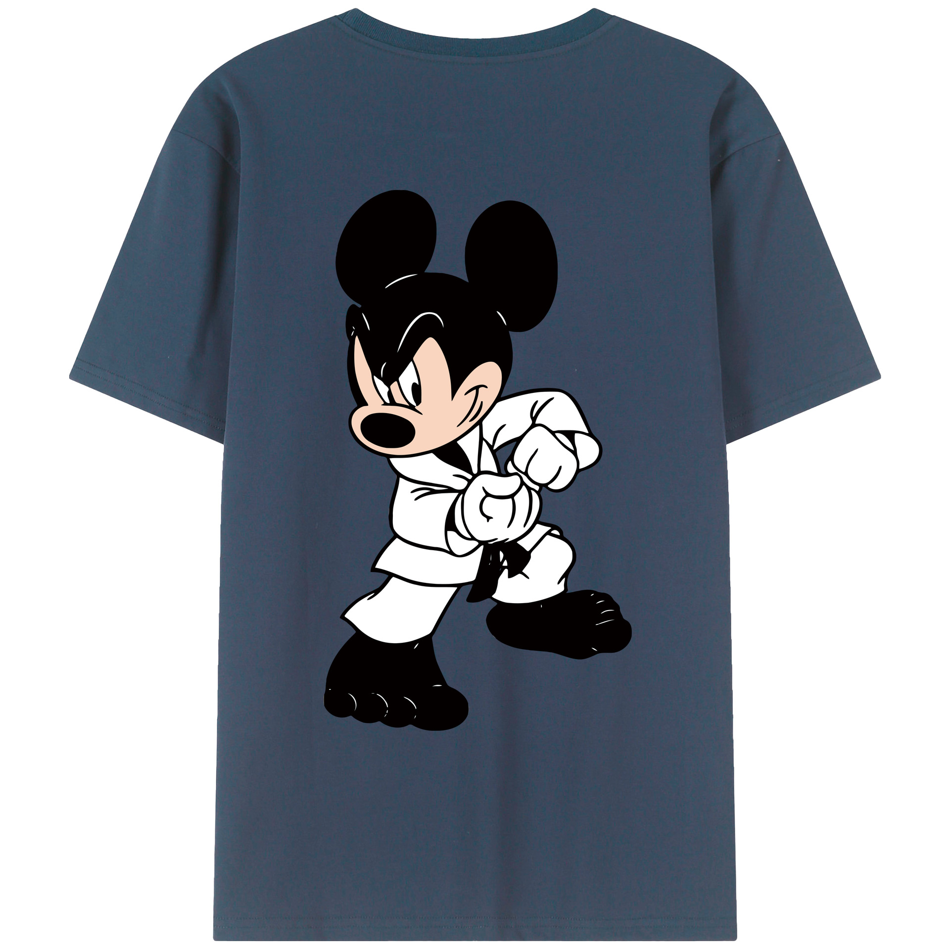 （画像用） ミッキーマウス Mickey Mouse レディース半袖Tシャツ(バックプリント)