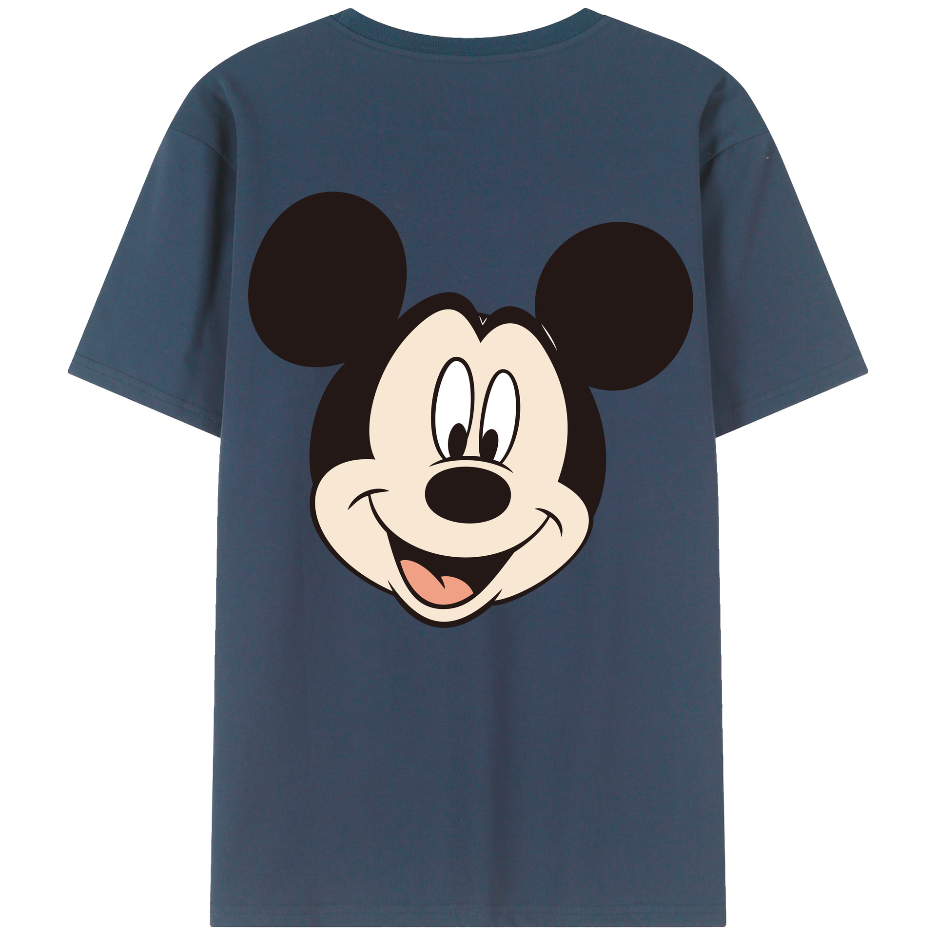 （画像用） ミッキーマウス Mickey Mouse レディース半袖Tシャツ(バックプリント)
