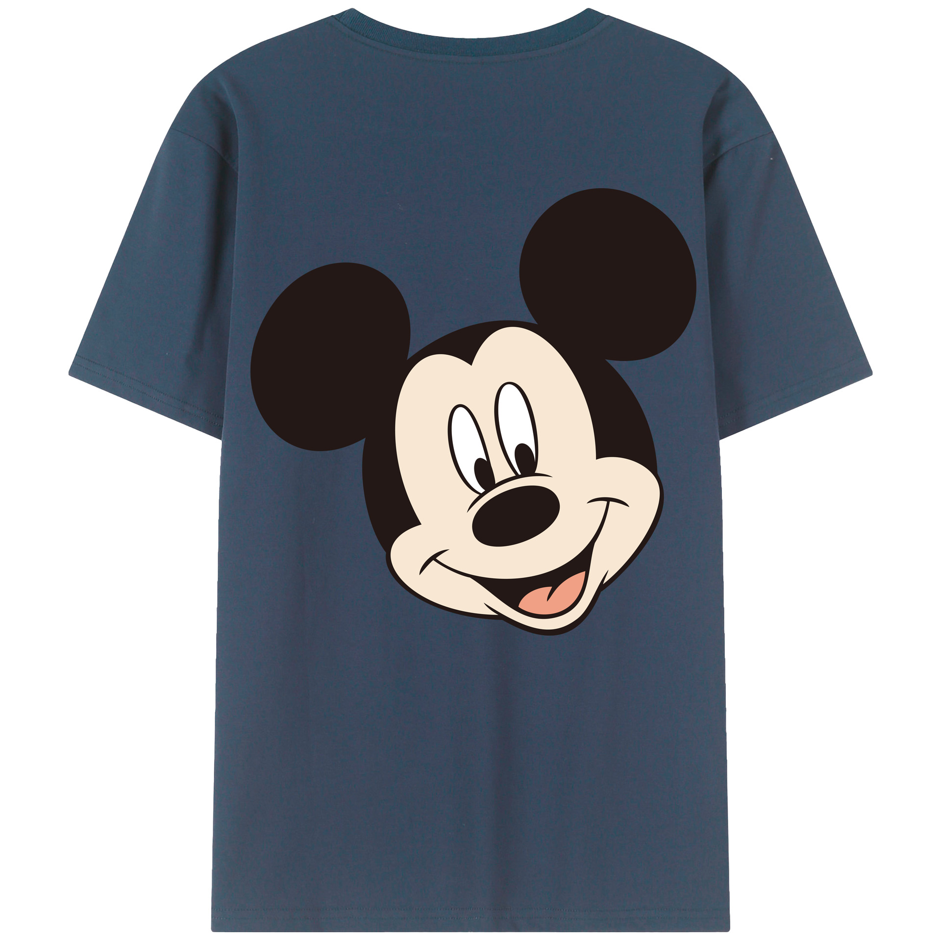 （画像用） ミッキーマウス Mickey Mouse レディース半袖Tシャツ(バックプリント)