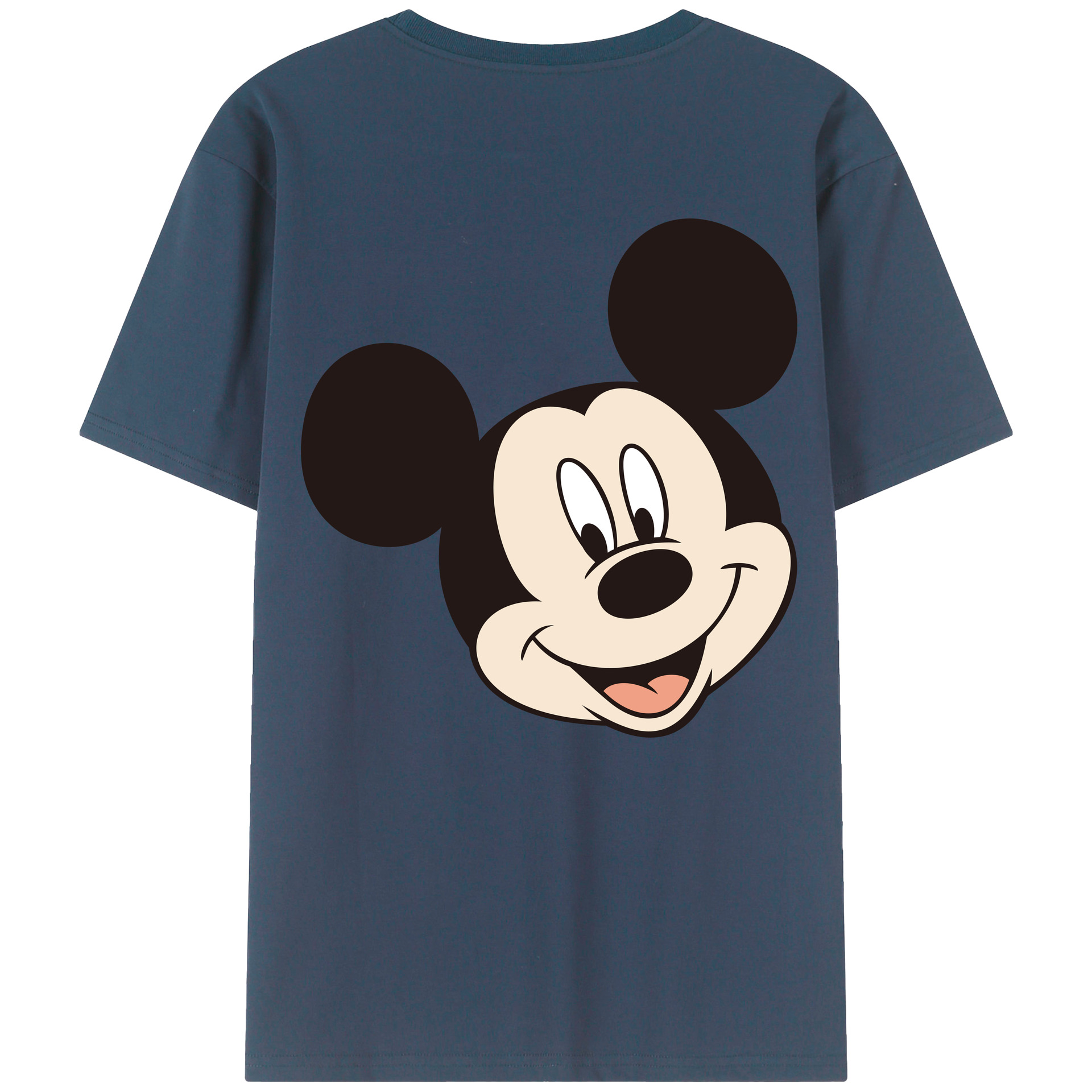 （画像用） ミッキーマウス Mickey Mouse レディース半袖Tシャツ(バックプリント)